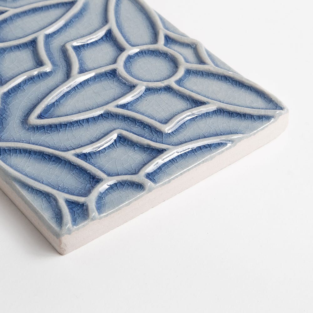 Vinca Crackled Barcelona Ceramic Accent Tiles 4×8 (WST06140)