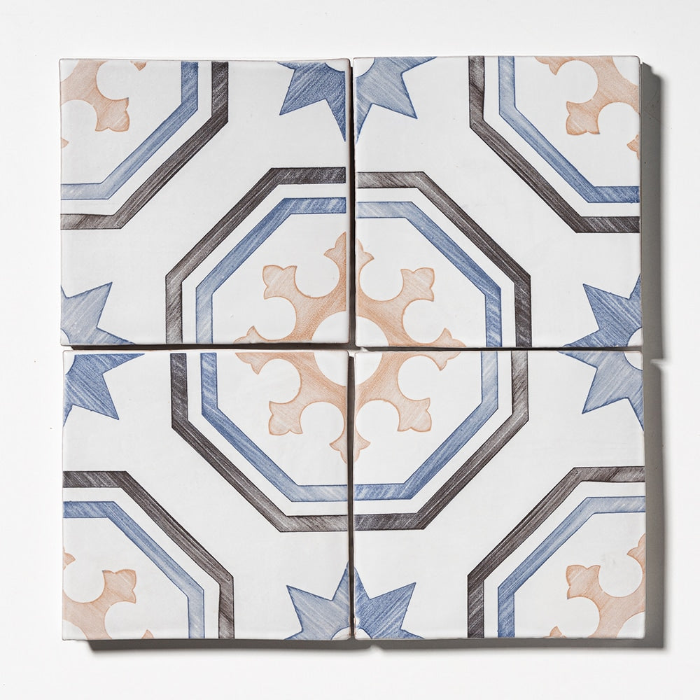 Marble Systems Turn matte terracotta tile pattern swatch — available at Surface Group