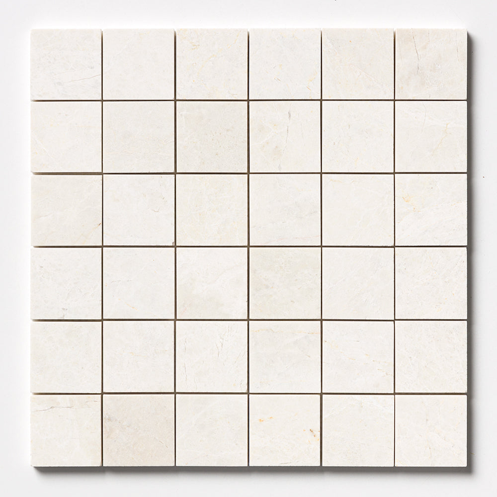 Vanilla Honed 2×2 Marble Mosaic 12×12 Image