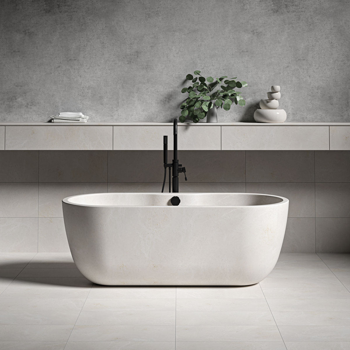 Vanilla Honed Marble Tiles 12×24