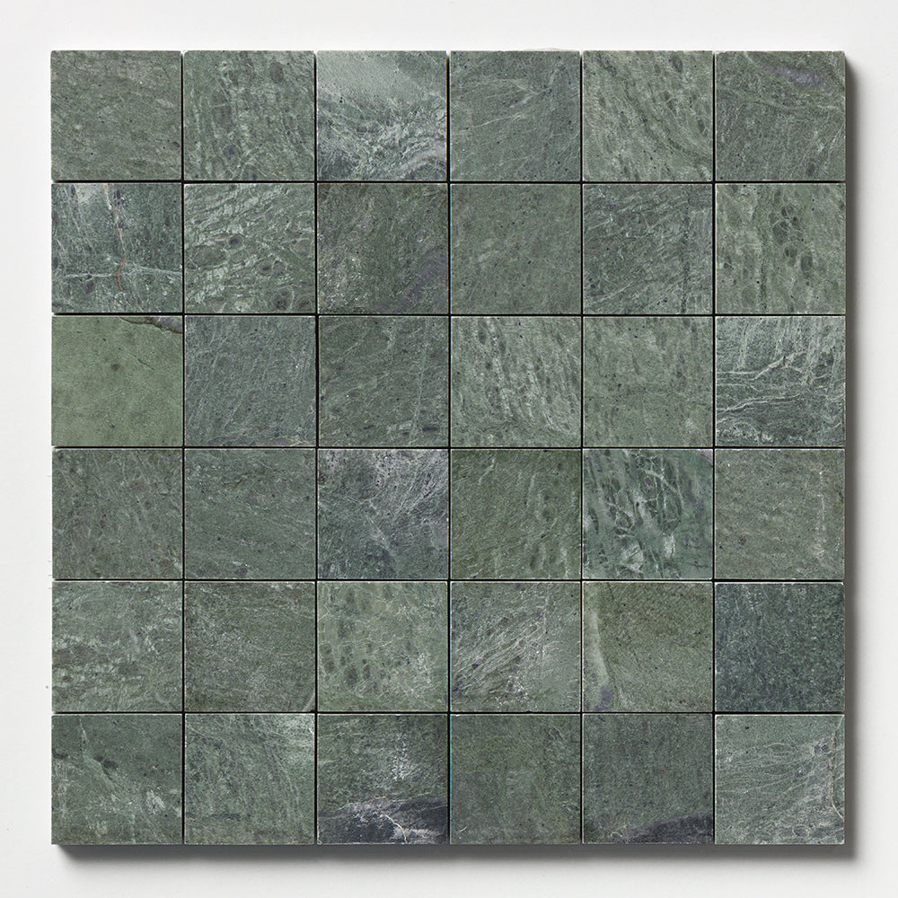 Verde Tia Honed 2Γ2 Marble Mosaic 12Γ12 Image