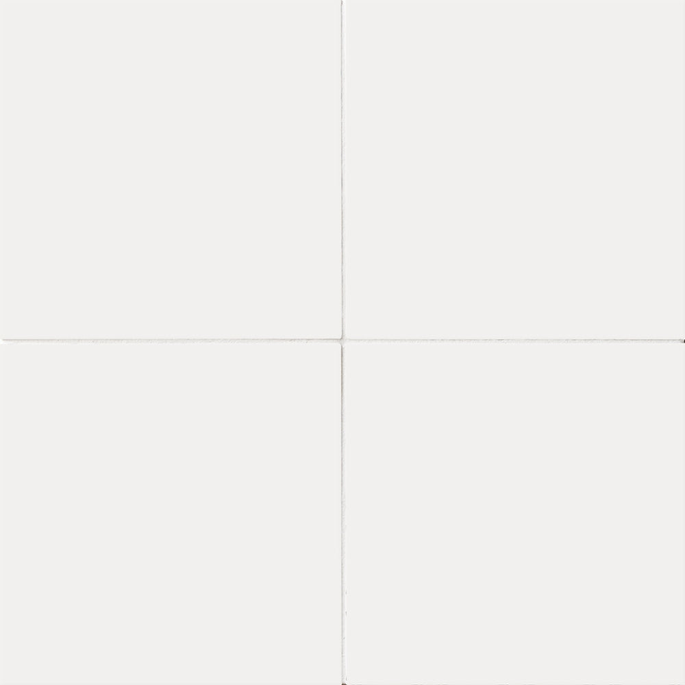 Marble Systems Wagara Ceramic White matte ceramic tile pattern swatch β available at Surface Group