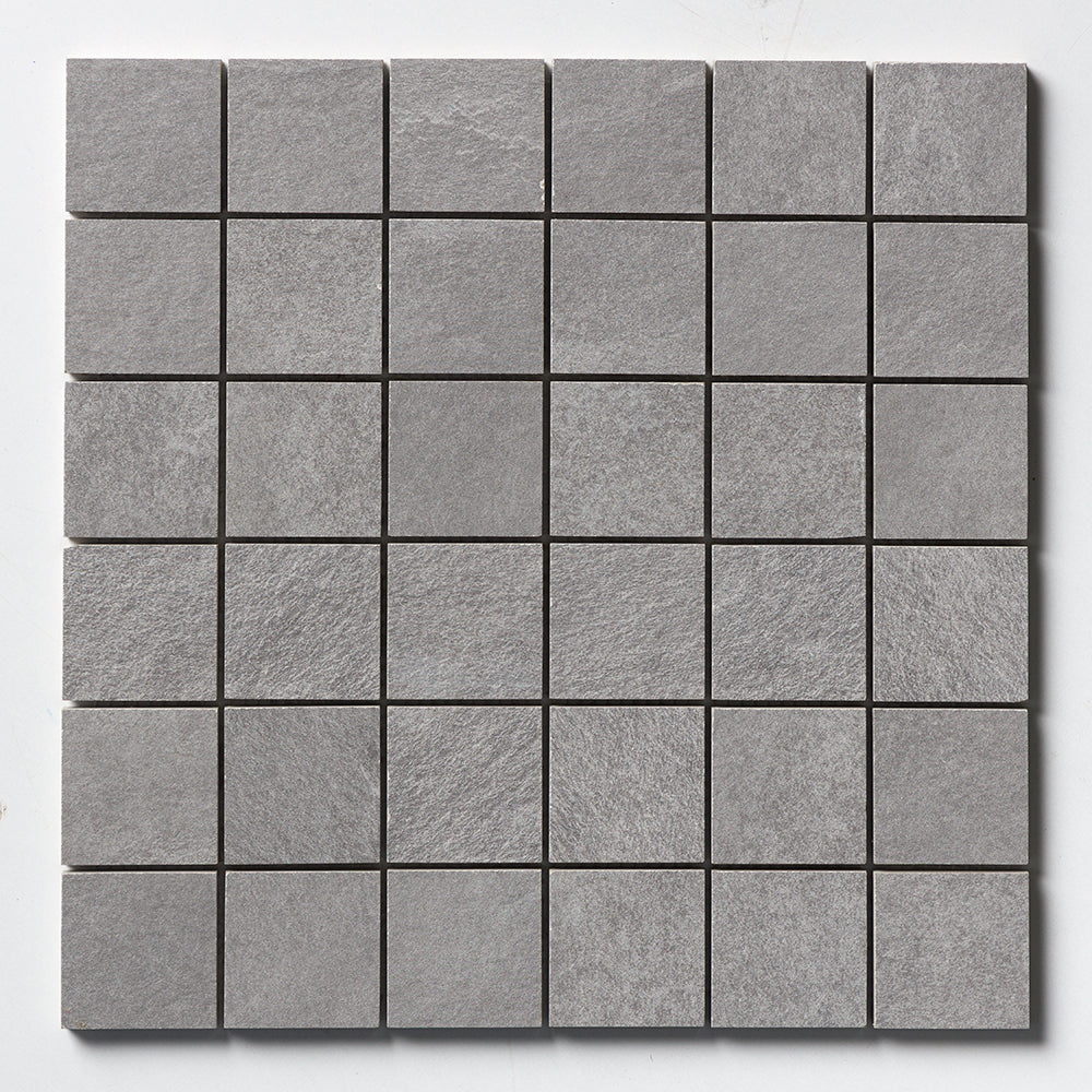Silver Flow Natural 2×2 Porcelain Mosaic 12×12 Image