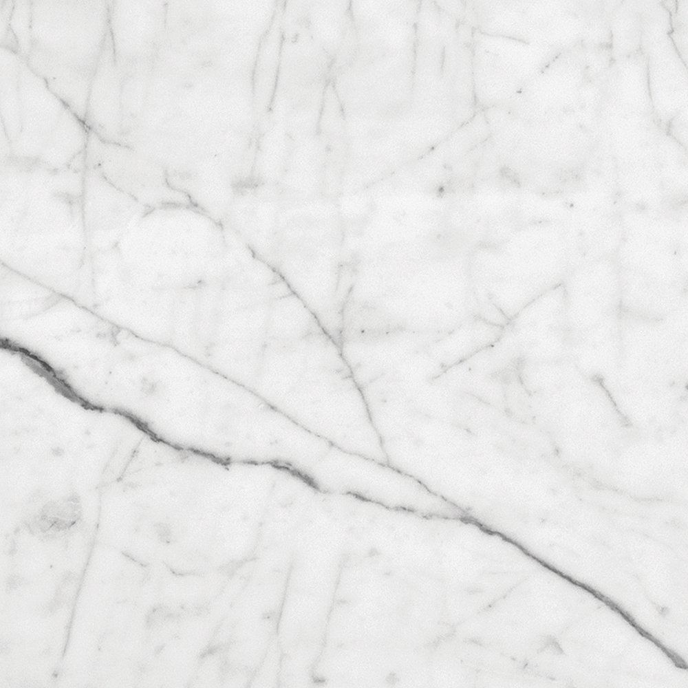 White Carrara C Polished Marble Tiles 12×12
