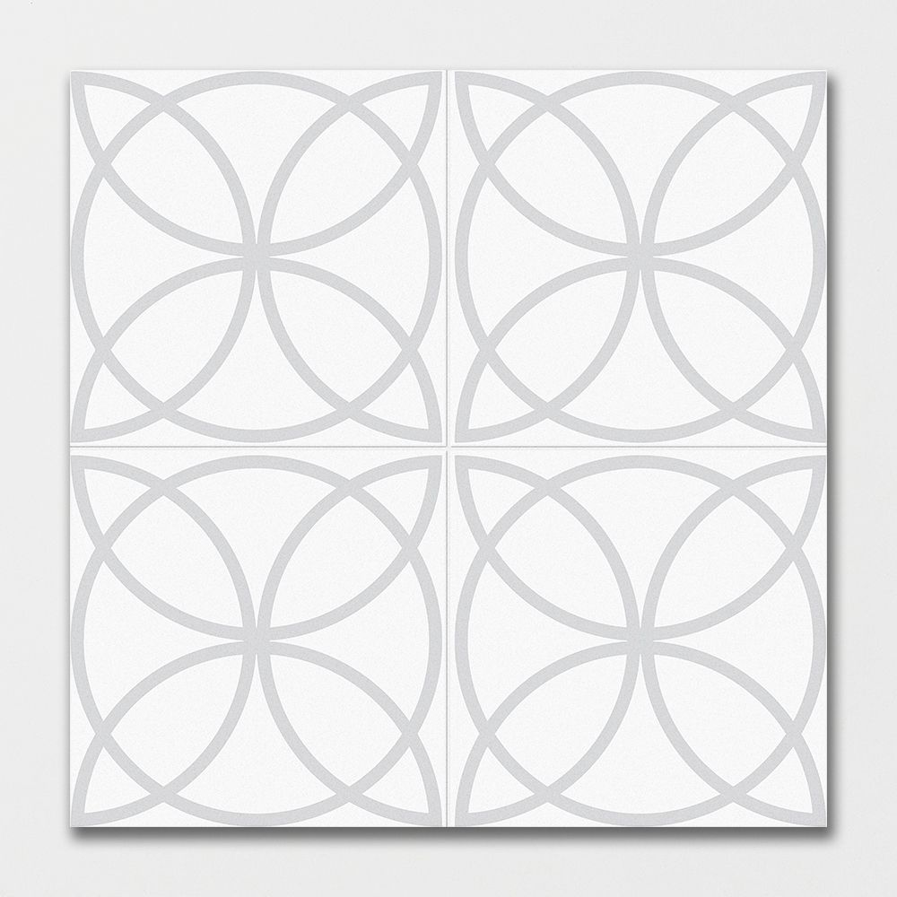 Marble Systems White, Gray matte porcelain tile pattern swatch β available at Surface Group