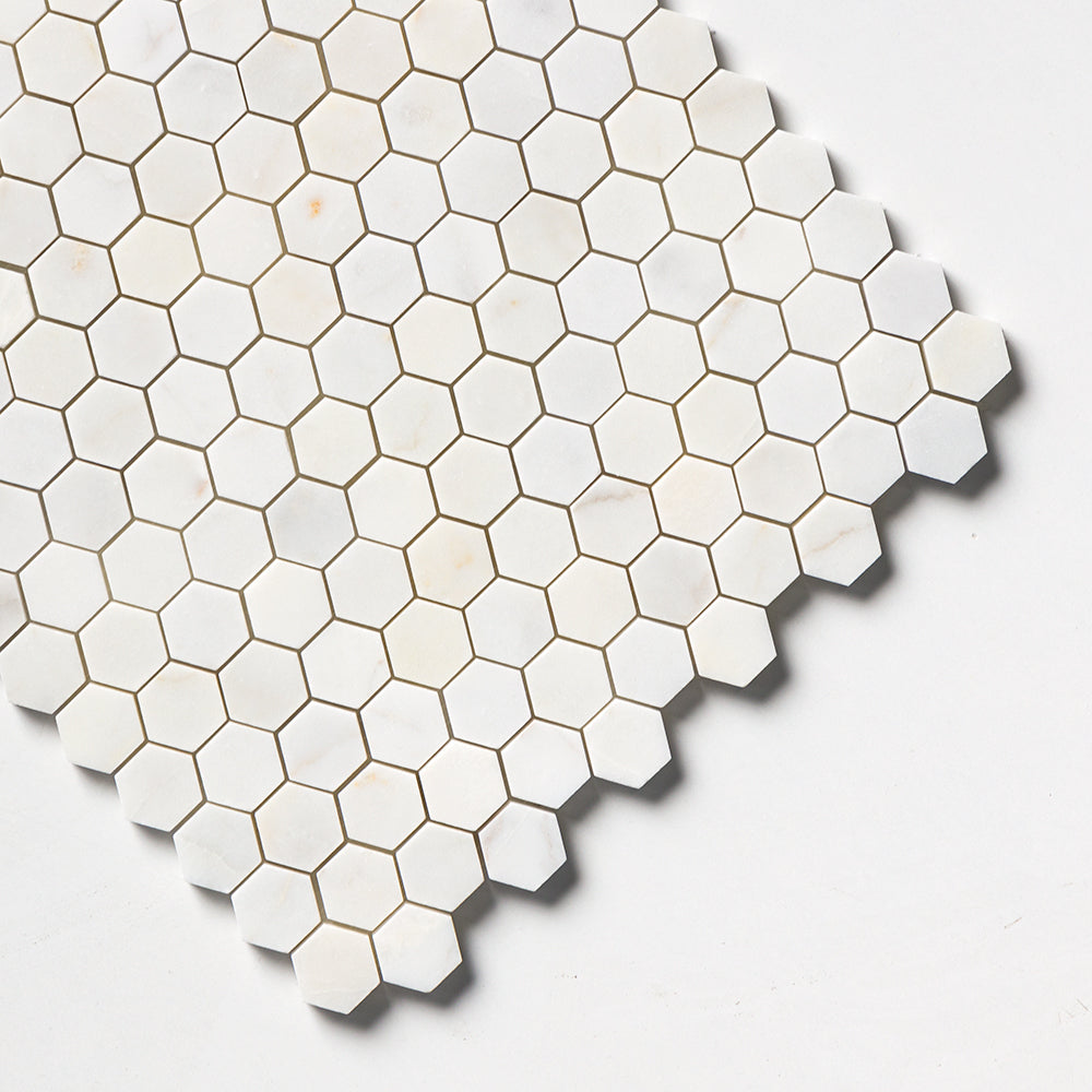 Marble Systems White Pearl Honed White Pearl matte marble tile close-up view — available at Surface Group