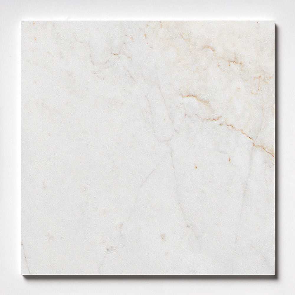 White Pearl Honed Marble Tile 18Γ18 Image