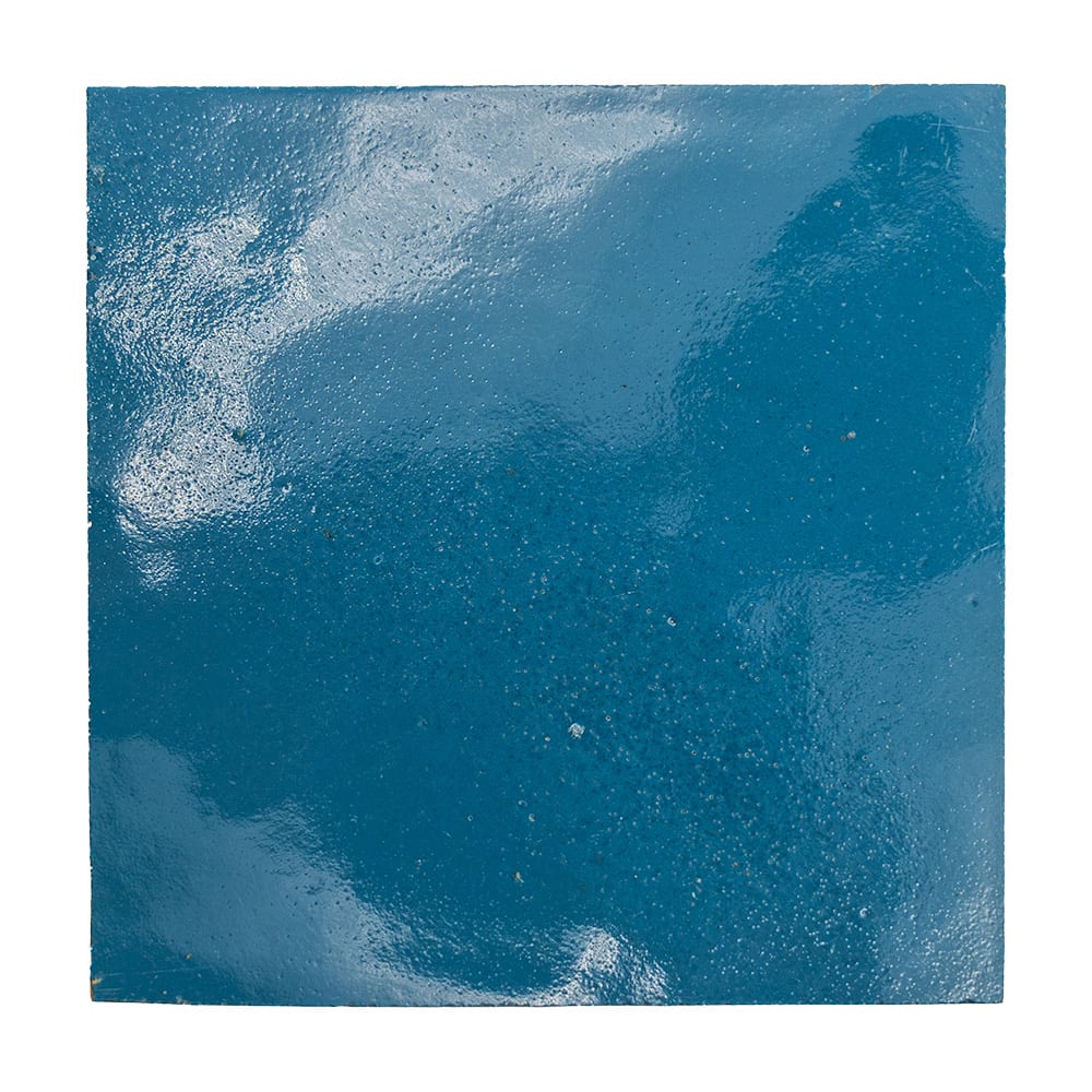 Blue Glossy Zellige Tile 4Γ4 Image