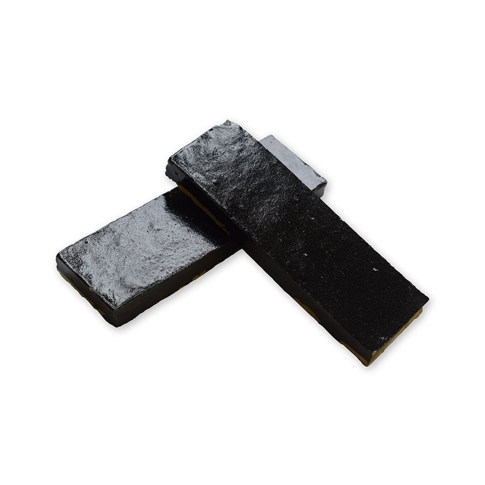 Marble Systems Zellige Handmade Moroccan Tile Noir glossy zellige tile pattern design — available at Surface Group