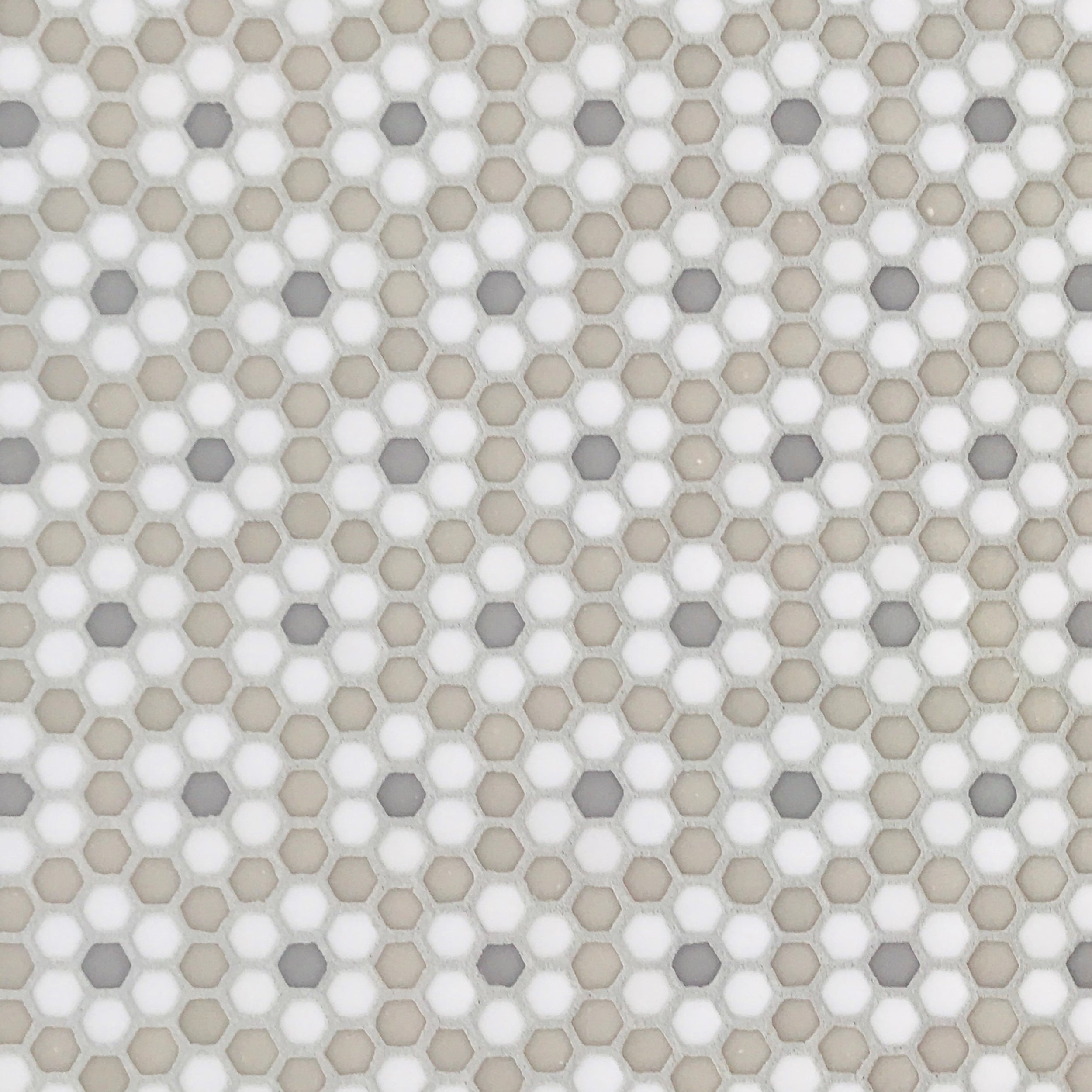 GEOMETRO: Dijon Country Hexagonal Recycled Glass Mosaic (12 3/16"x13 5/16"x3/8" | Matte)