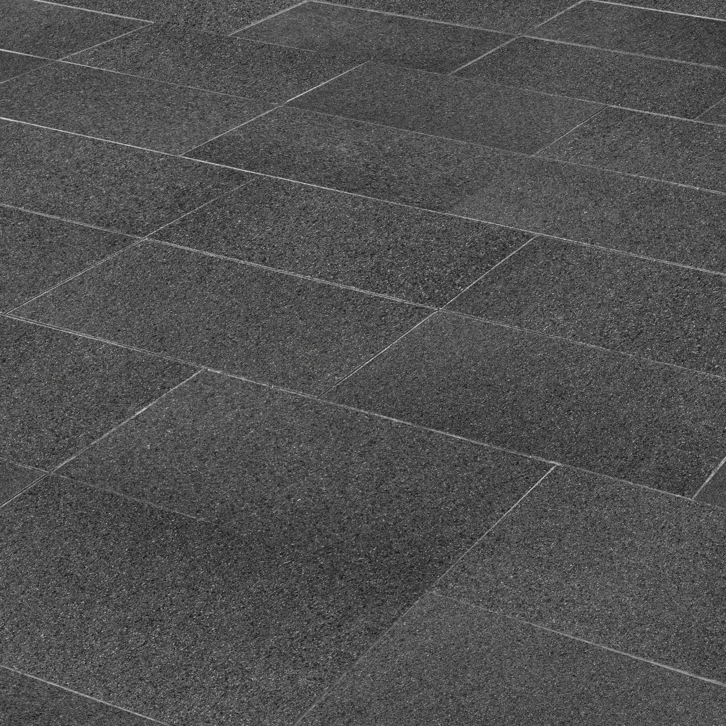 ABSOLUTE BLACK: Granite Rectangle Field Tile (18"x36"x5/8" | Flamed)