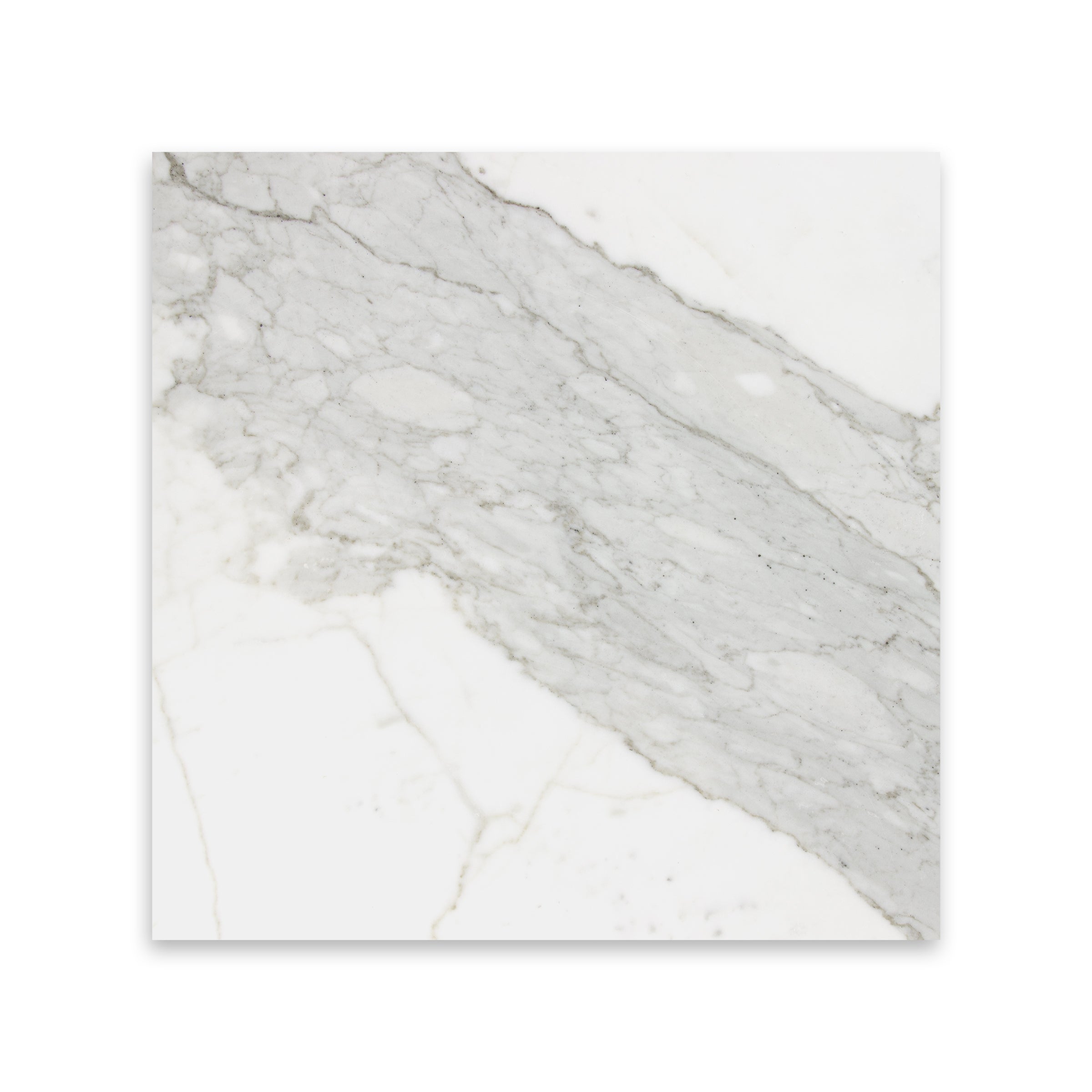 CALACATTA GOLD: Marble Square Field Tile (12"x12"x3/8" | Honed)