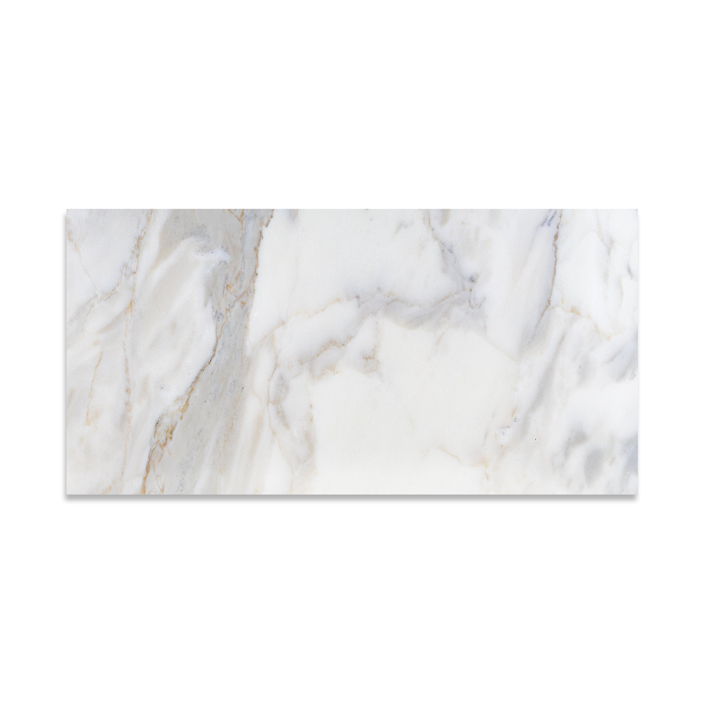 CALACATTA GOLD: Marble Rectangle Field Tile (12"x24"x3/8" | Honed)