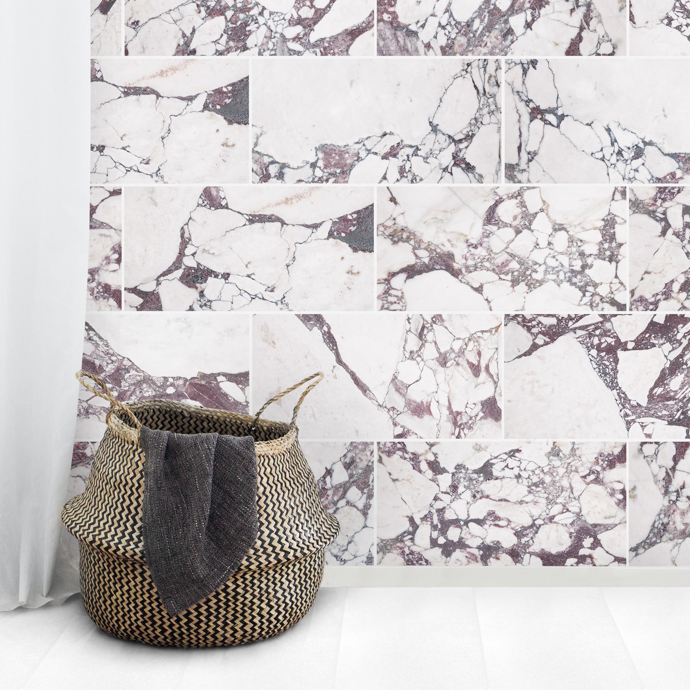 CALACATTA VIOLA: Marble Rectangle Field Tile (12"x24"x3/8" | Honed)