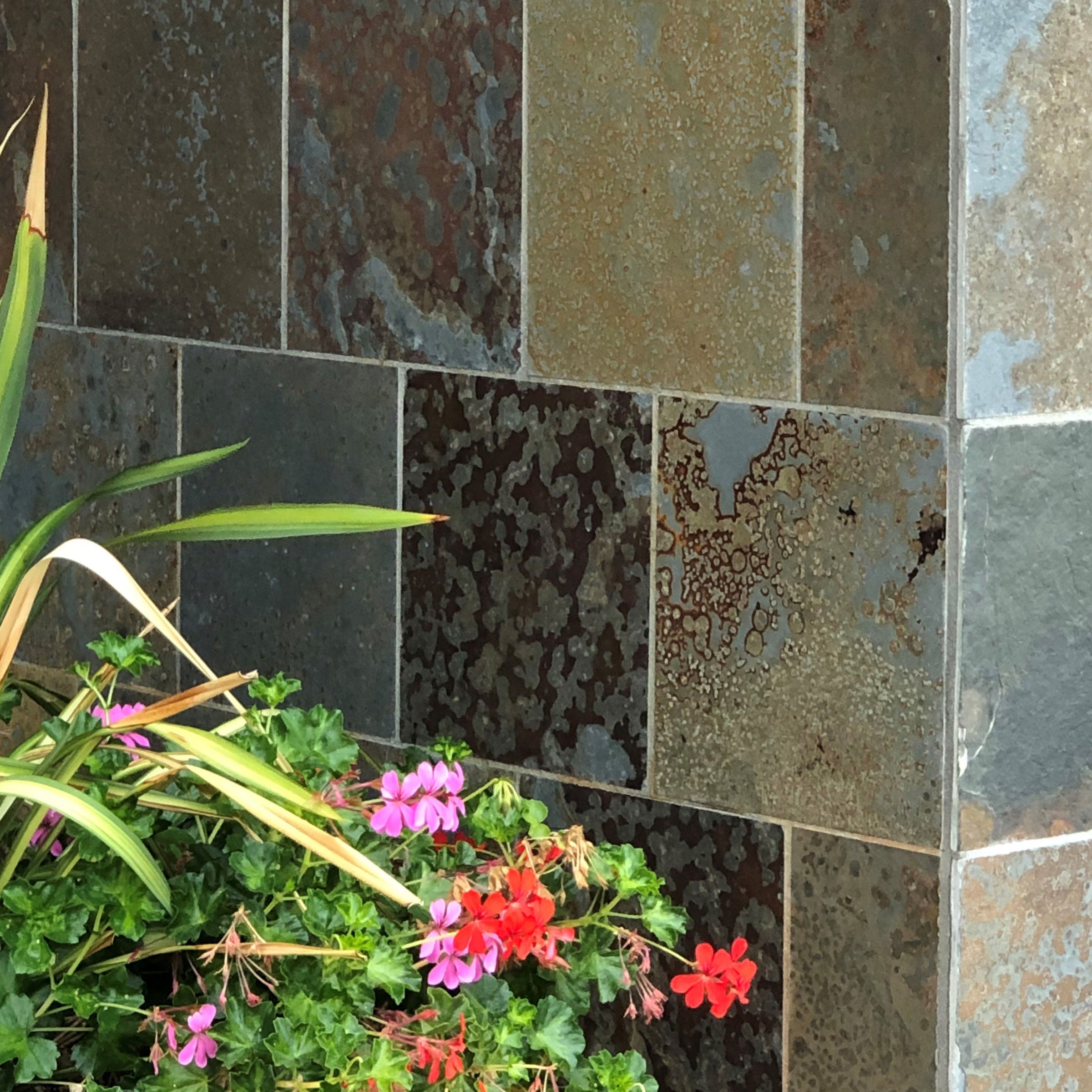 BRAZILIAN MULTICOLOR: Slate Square Field Tile (12"x12"x5/16" | Gauged)