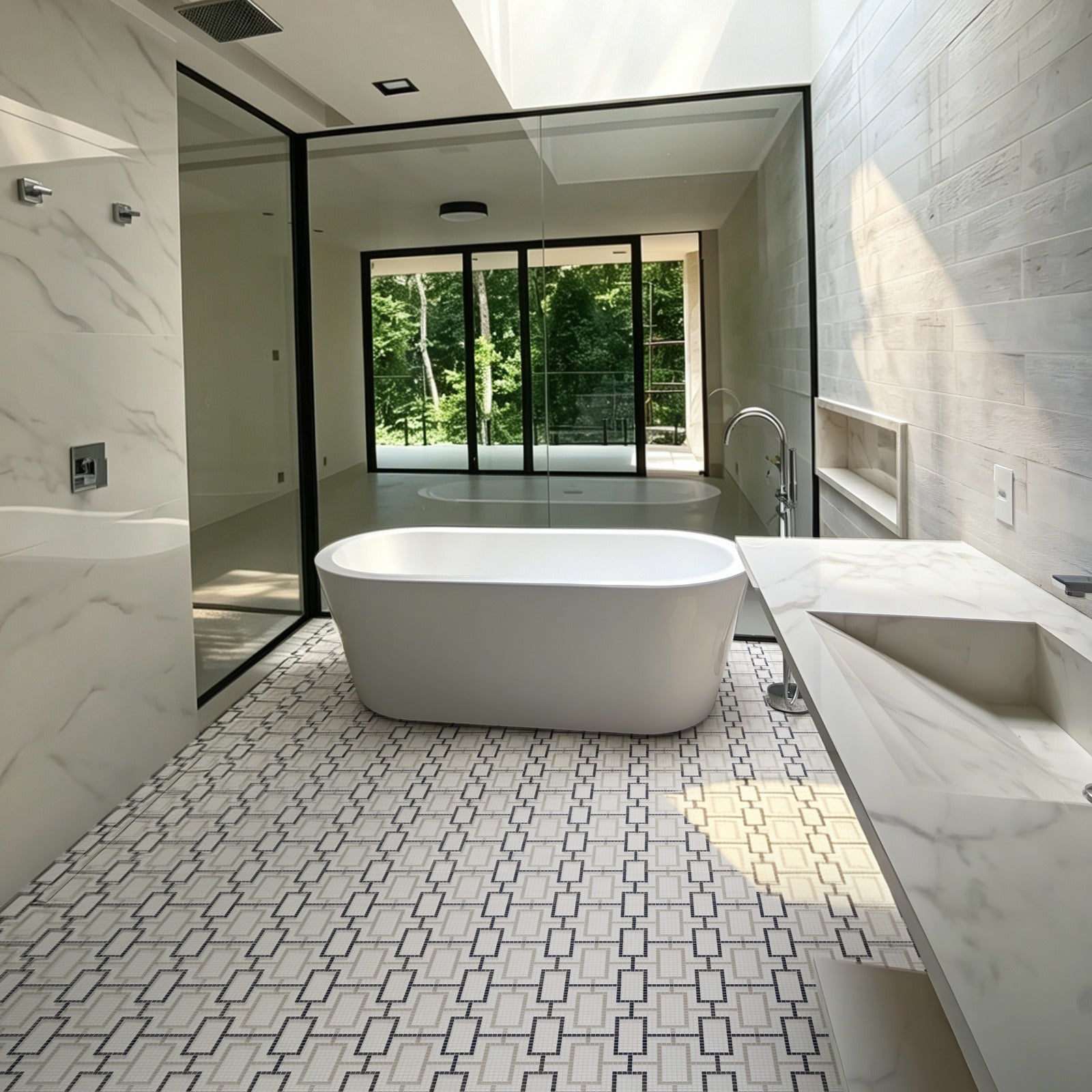AVORA: Cardin Mosaic (9 1/8"Γ18 3/8"Γ1/4" | matte | rectified edge)
