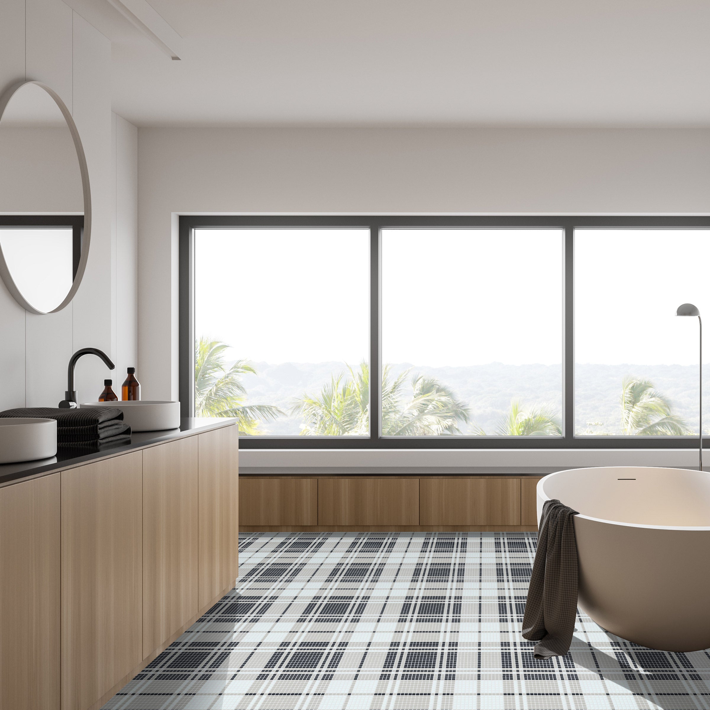 AVORA: Highland Mosaic (15"Γ15"Γ1/4" | matte | rectified edge) (2)