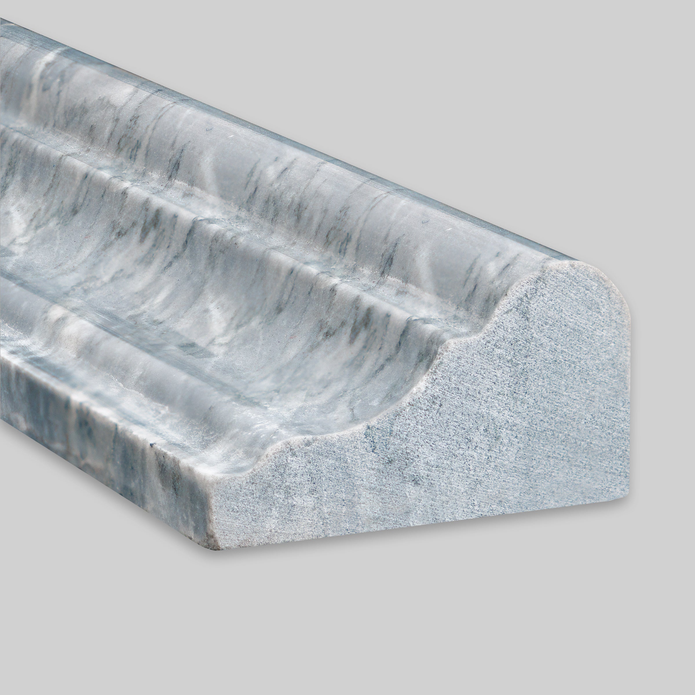 BARDIGLIO VEINCUT: Grand Chair Rail Trim (2"Γ12"Γ1" | polished)