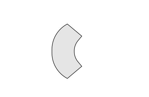 WHITE CARRARA: Trim (1"×12"×1/2" | polished) — profile drawing showing the trim shape and dimensions.