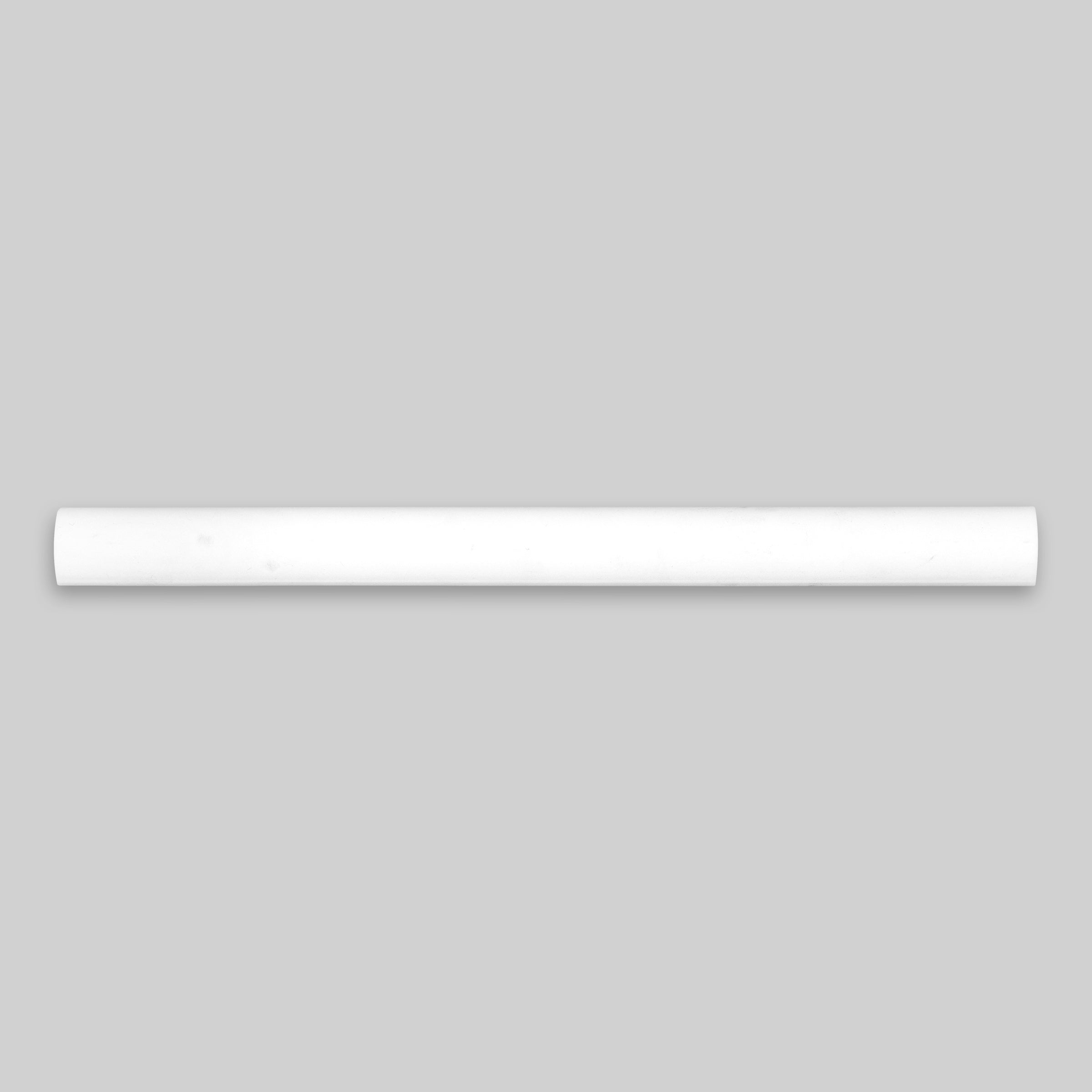 BIANCO DOLOMITE: Trim (1"×12"×1/2" | polished)