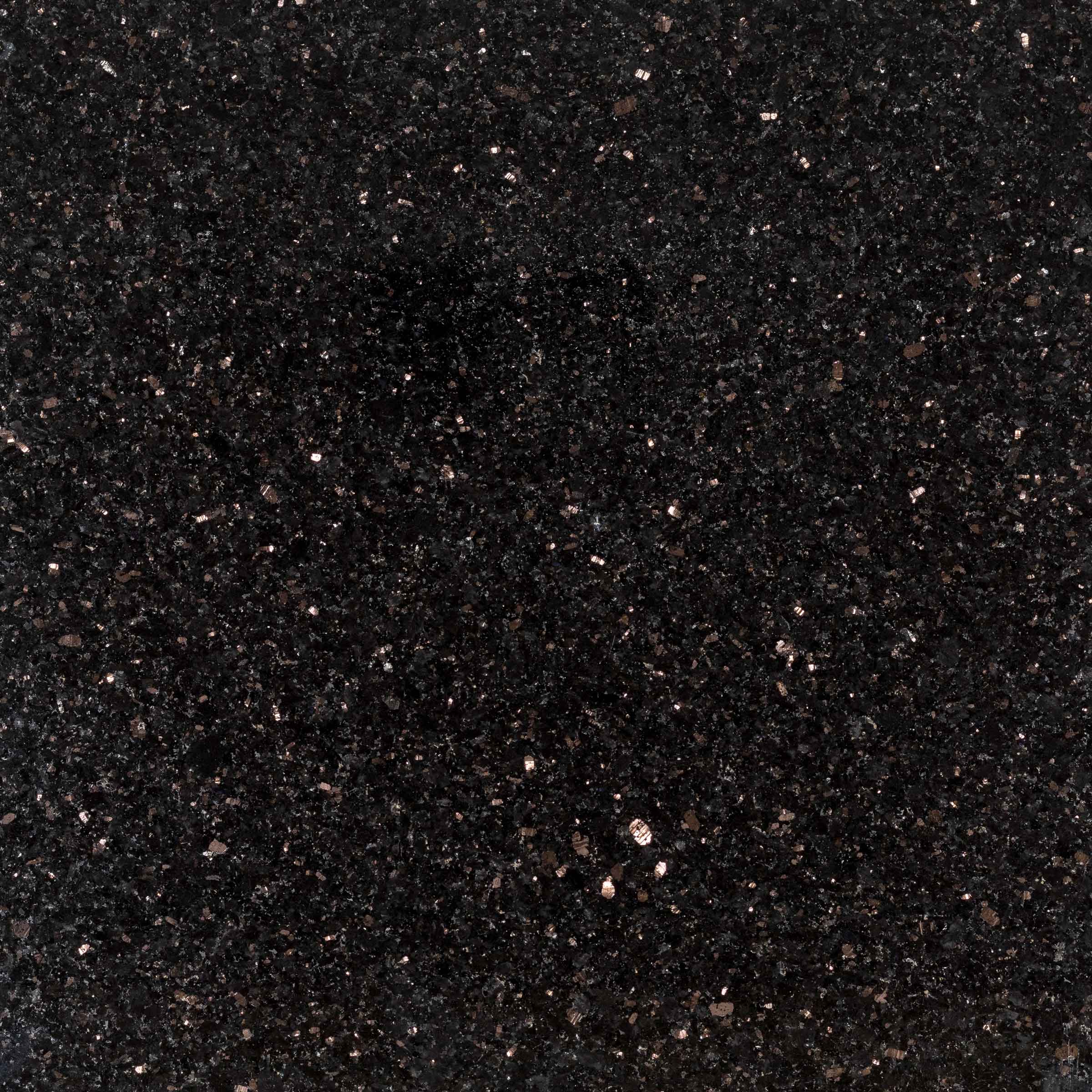 BLACK GALAXY: 2" Straight Stack Mosaic (12"×12"×3/8" | polished)