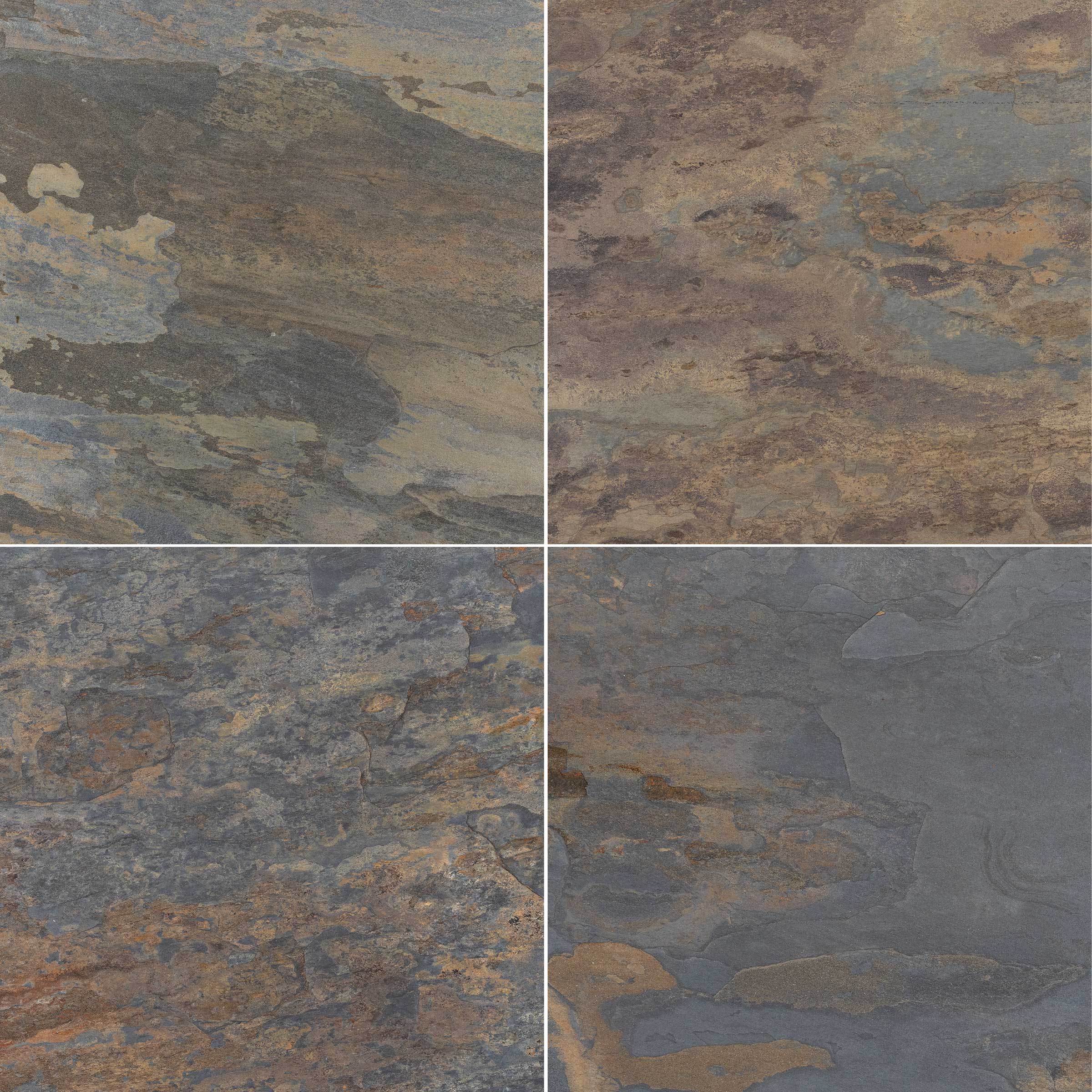 CALIFORNIA GOLD: Field Tile (24"×24"×5/8" | natural cleft)
