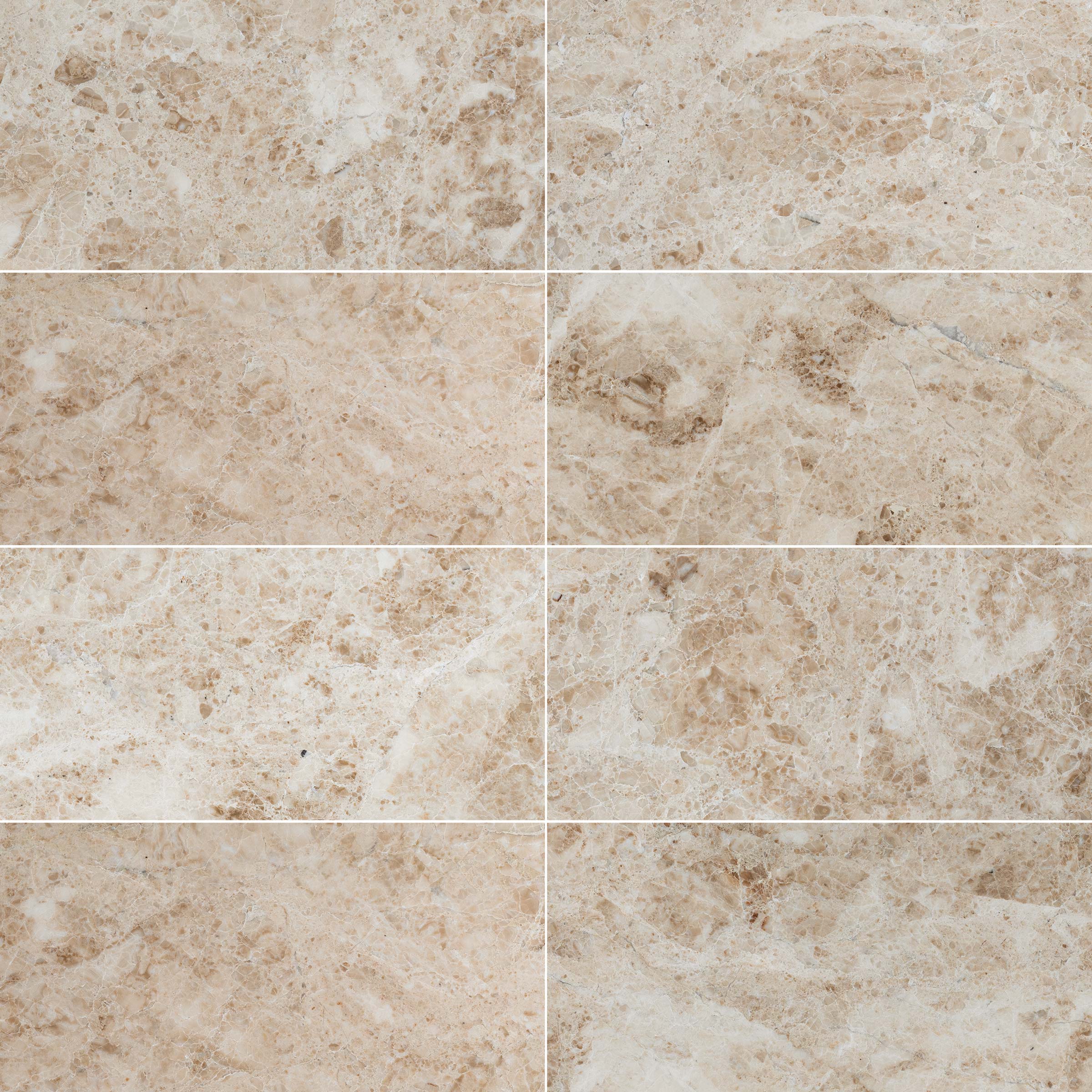 CREMA CAPPUCCINO: Field Tile (12"×24"×1/2" | polished)