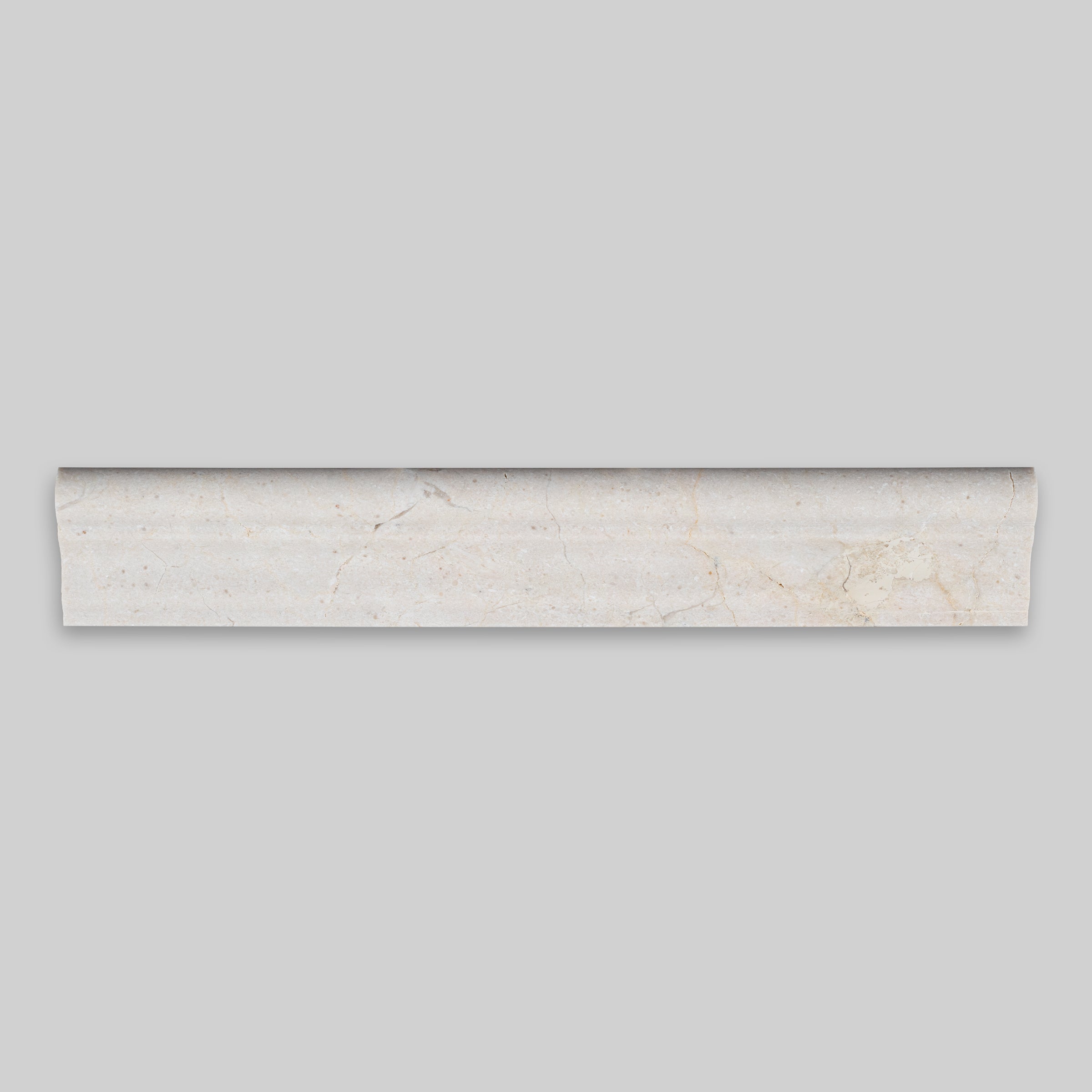 CREMA MARFIL: Grand Chair Rail Trim (2"×12"×1" | polished)