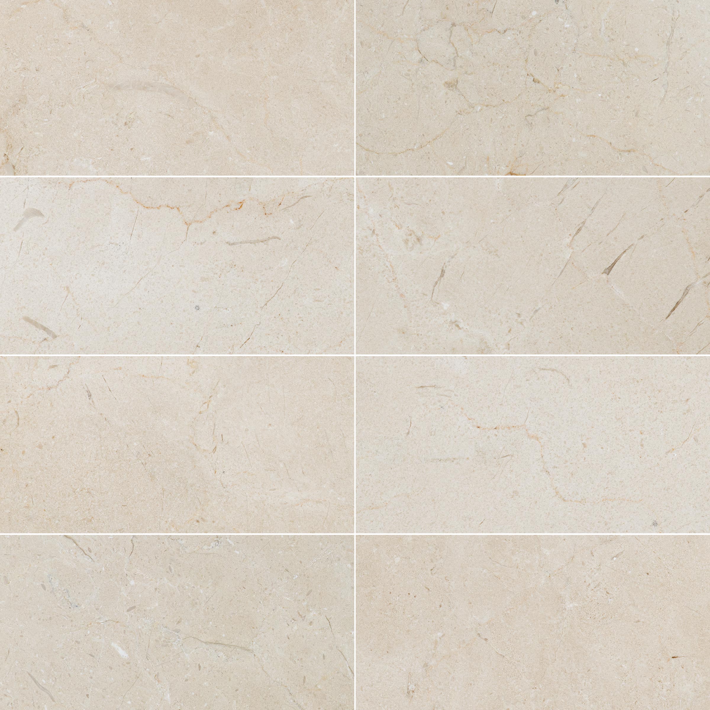 CREMA MARFIL SELECT: Field Tile (12"×24"×3/8" | honed)