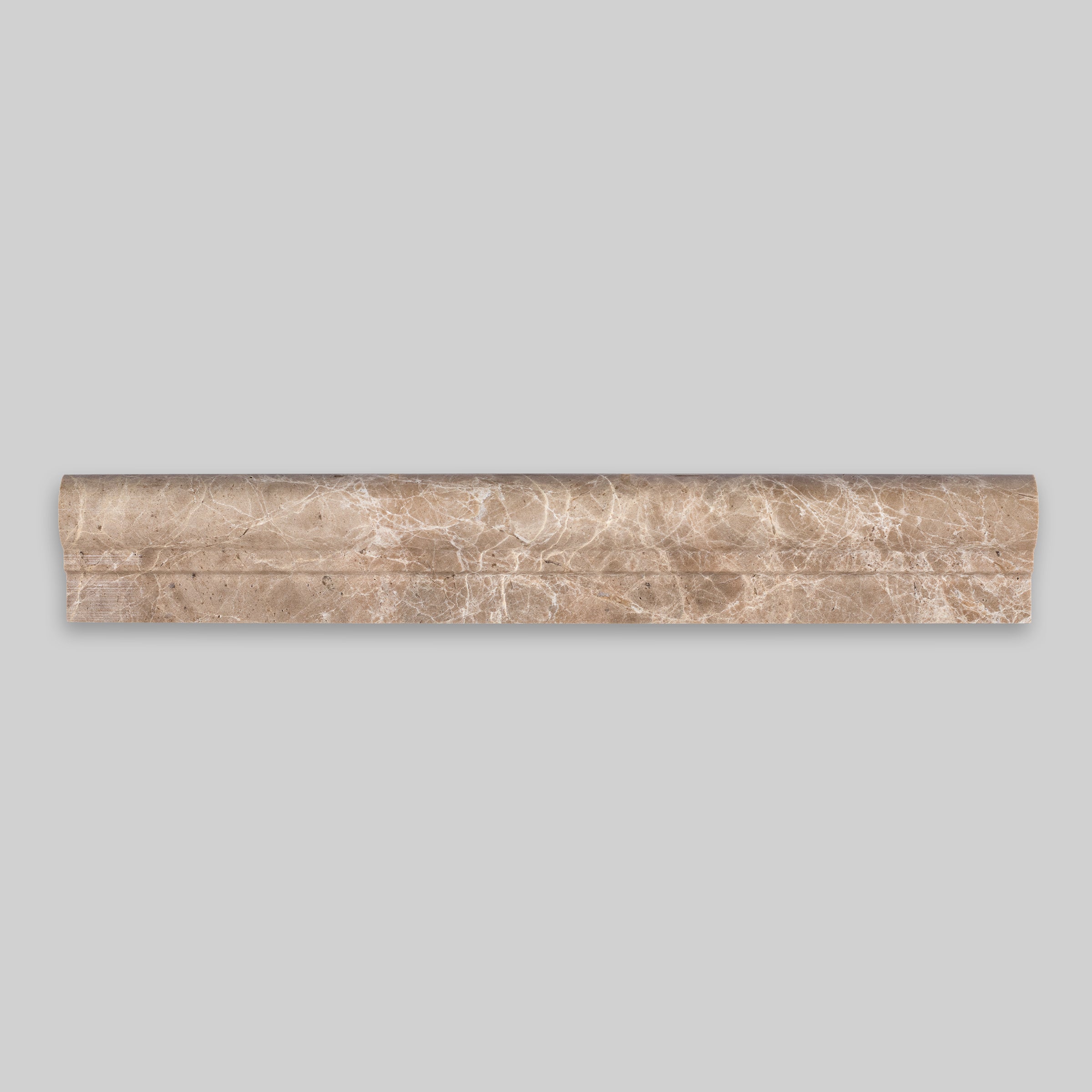 EMPERADOR LIGHT: 5/8" Straight Stack Mosaic (12"×12"×3/8" | tumbled)