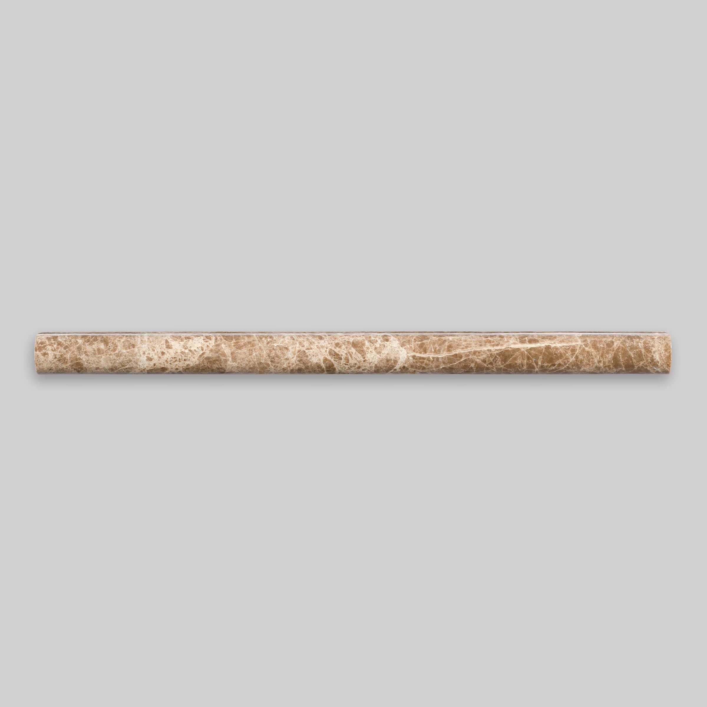 EMPERADOR LIGHT: 5/8" Straight Stack Mosaic (12"×12"×3/8" | tumbled)
