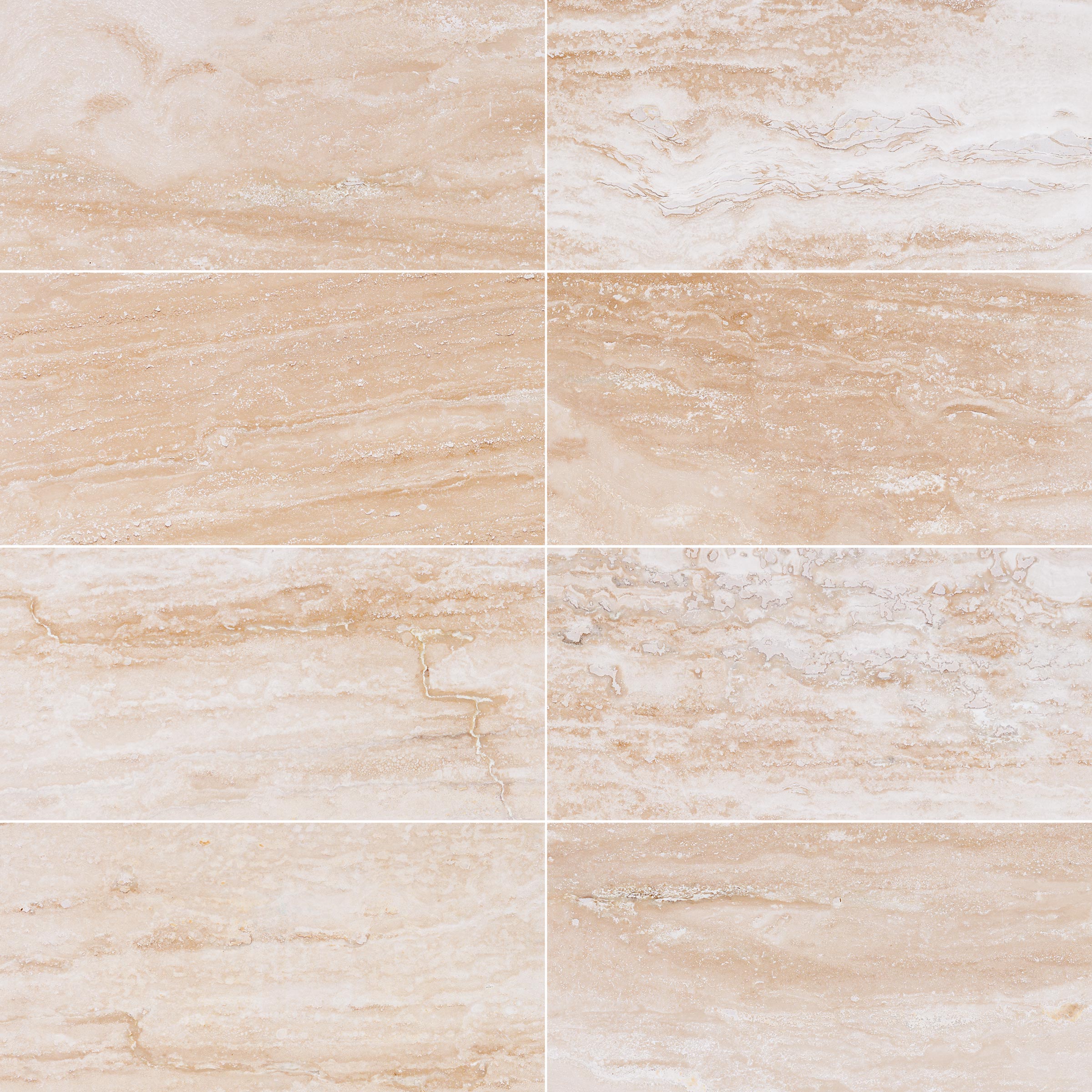 VERA CRUZ: Vein Cut Field Tile (12"×24"×3/8" | filled & honed)