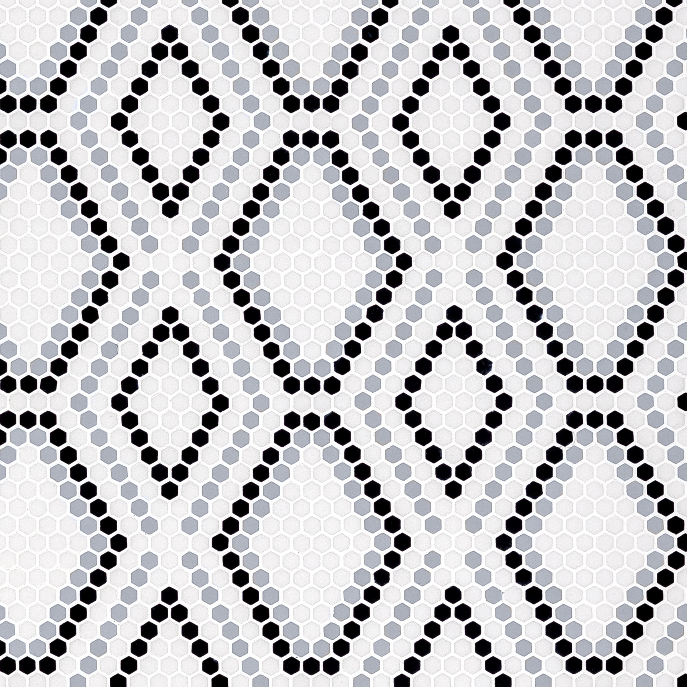 GEOMETRO: Python Mosaic (12 1/8"×12 1/4"×1/4" | matte | rectified edge) (2)