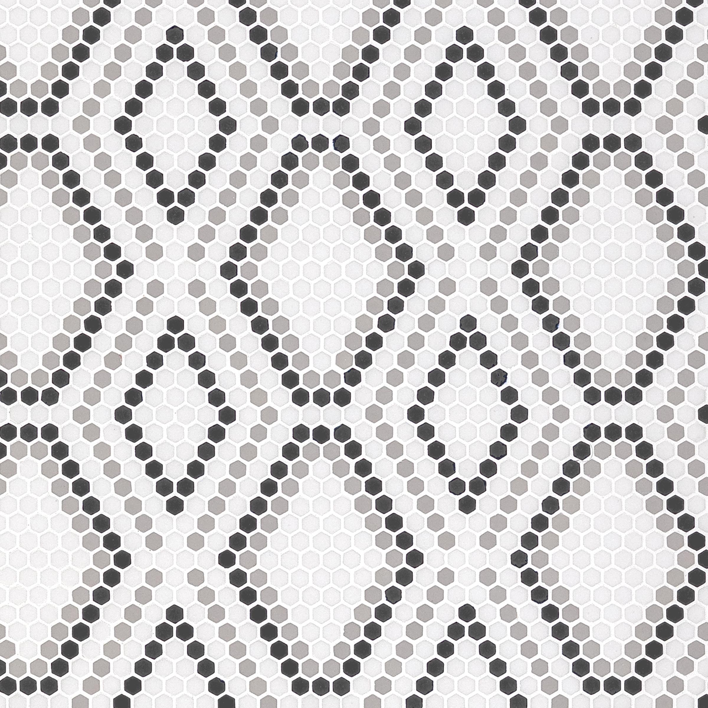 GEOMETRO: Python Mosaic (12 1/8"×12 1/4"×1/4" | matte | rectified edge) (3)