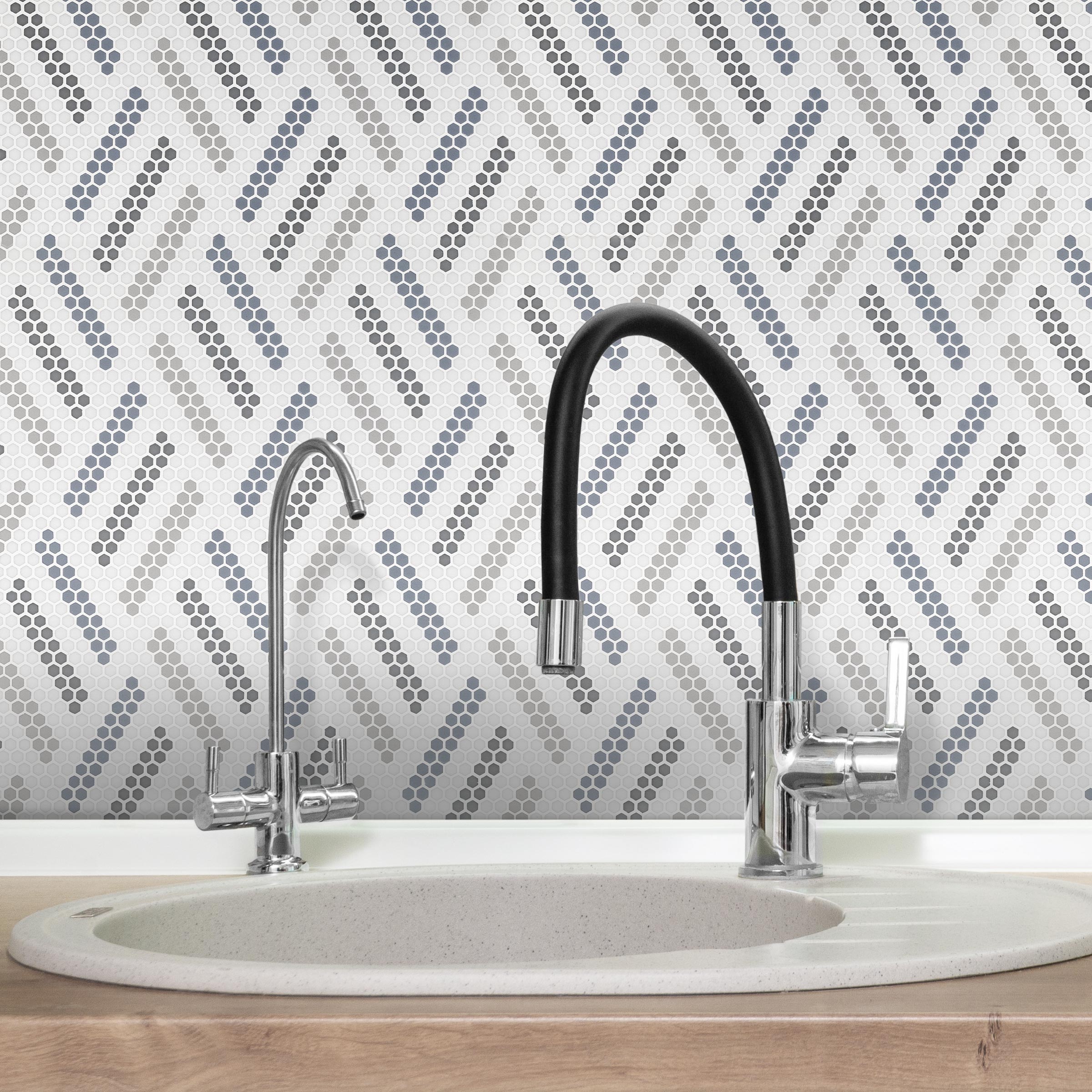 GEOMETRO: Missoni Mosaic (9 1/8"×10 1/2"×1/4" | matte | rectified edge)