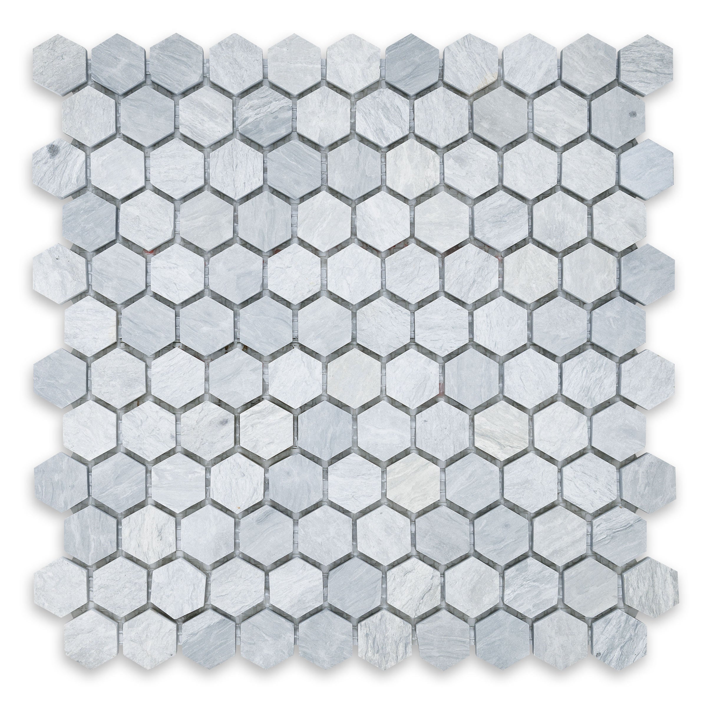 HAISA BLUE: Hexagonal Mosaic (11 1/4"×11 1/2"×3/8" | honed)