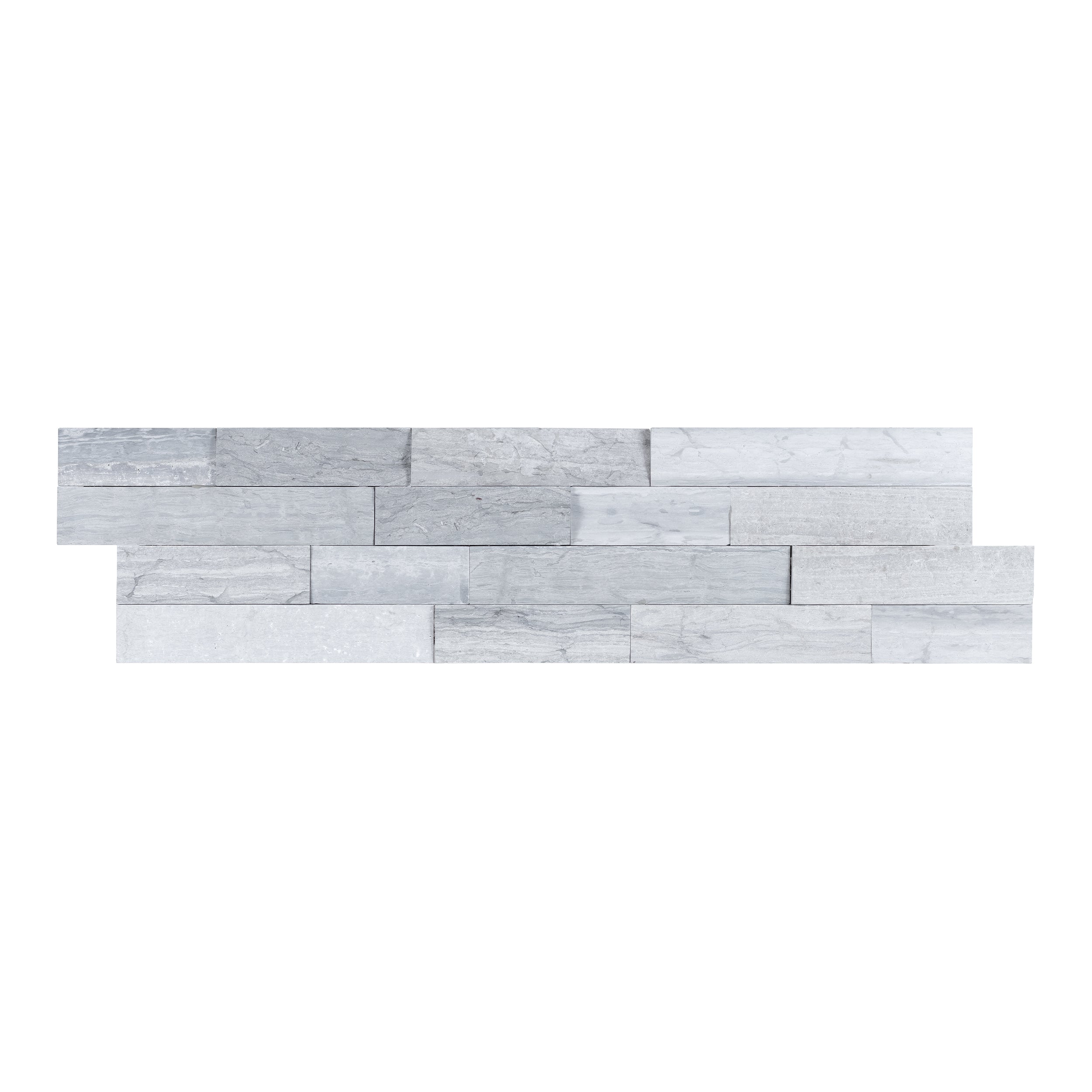 HAISA BLUE: Wall Veneer (6"Γ24"Γ3/8"β5/8" | split-face & honed)