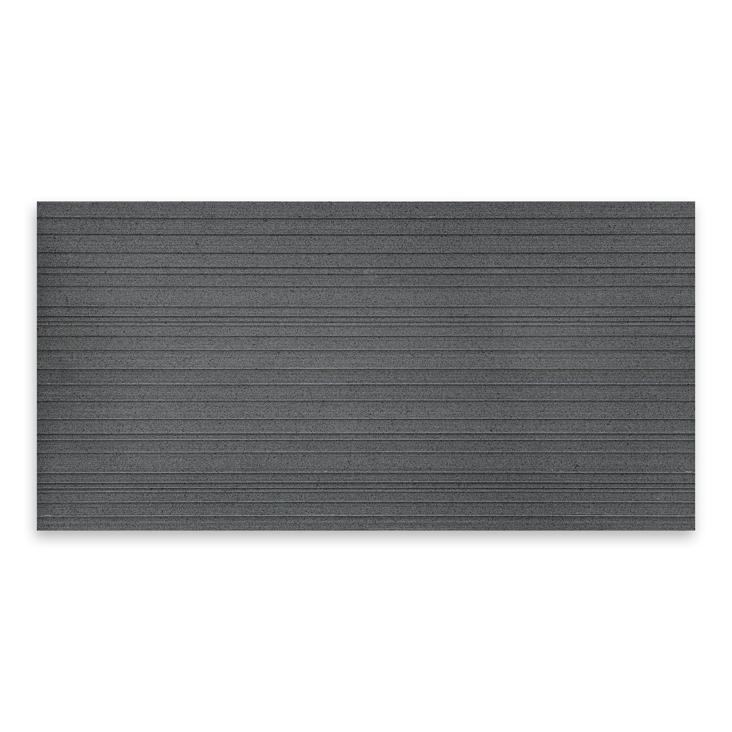 BLACK BASALT: Field Tile (12"×24"×3/8" | horizon)