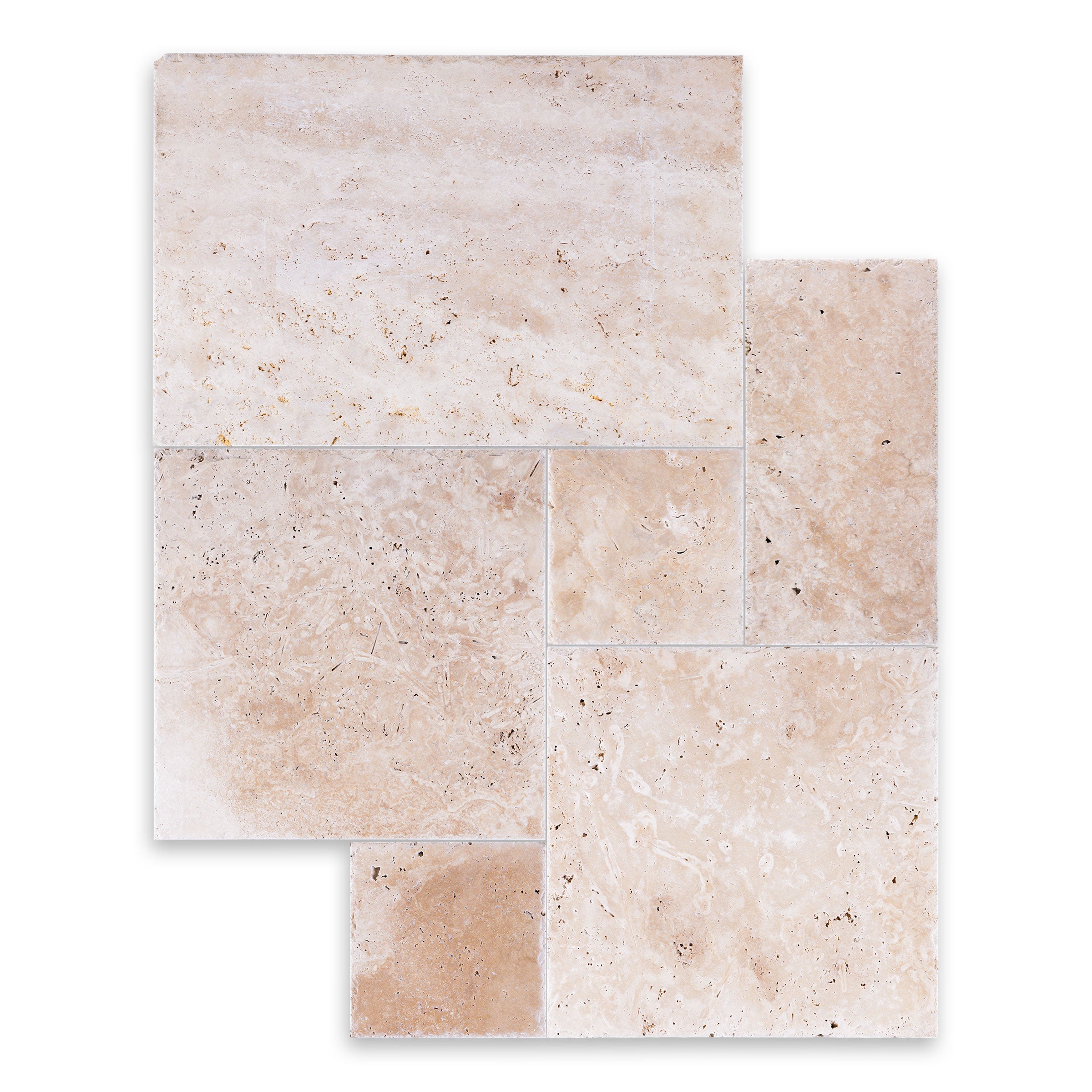 IVORY PREMIUM: Versailles Pattern Field Tile (16"×16"×1/2" | brushed)