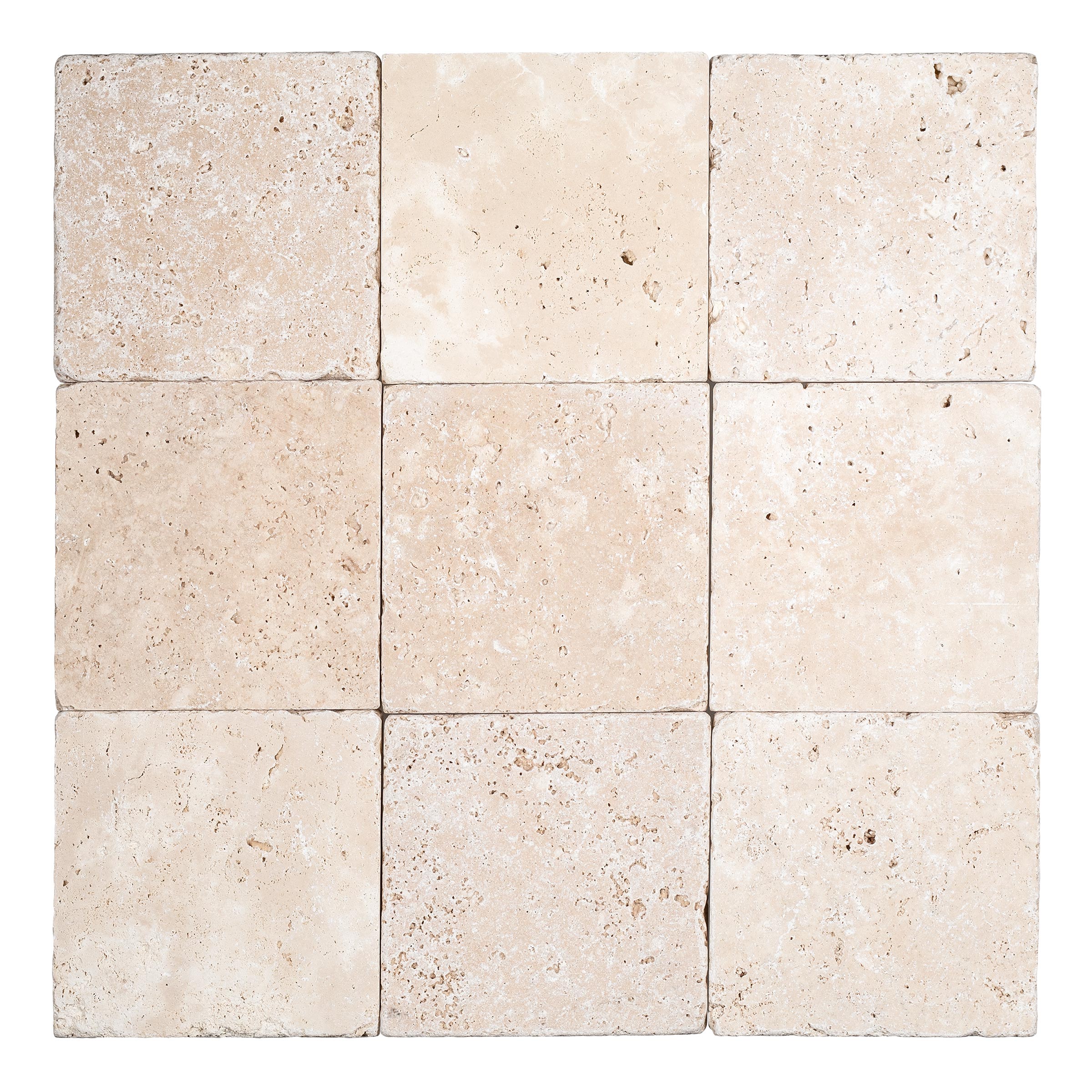 IVORY PREMIUM: Field Tile (4"×4"×3/8" | filled & honed)