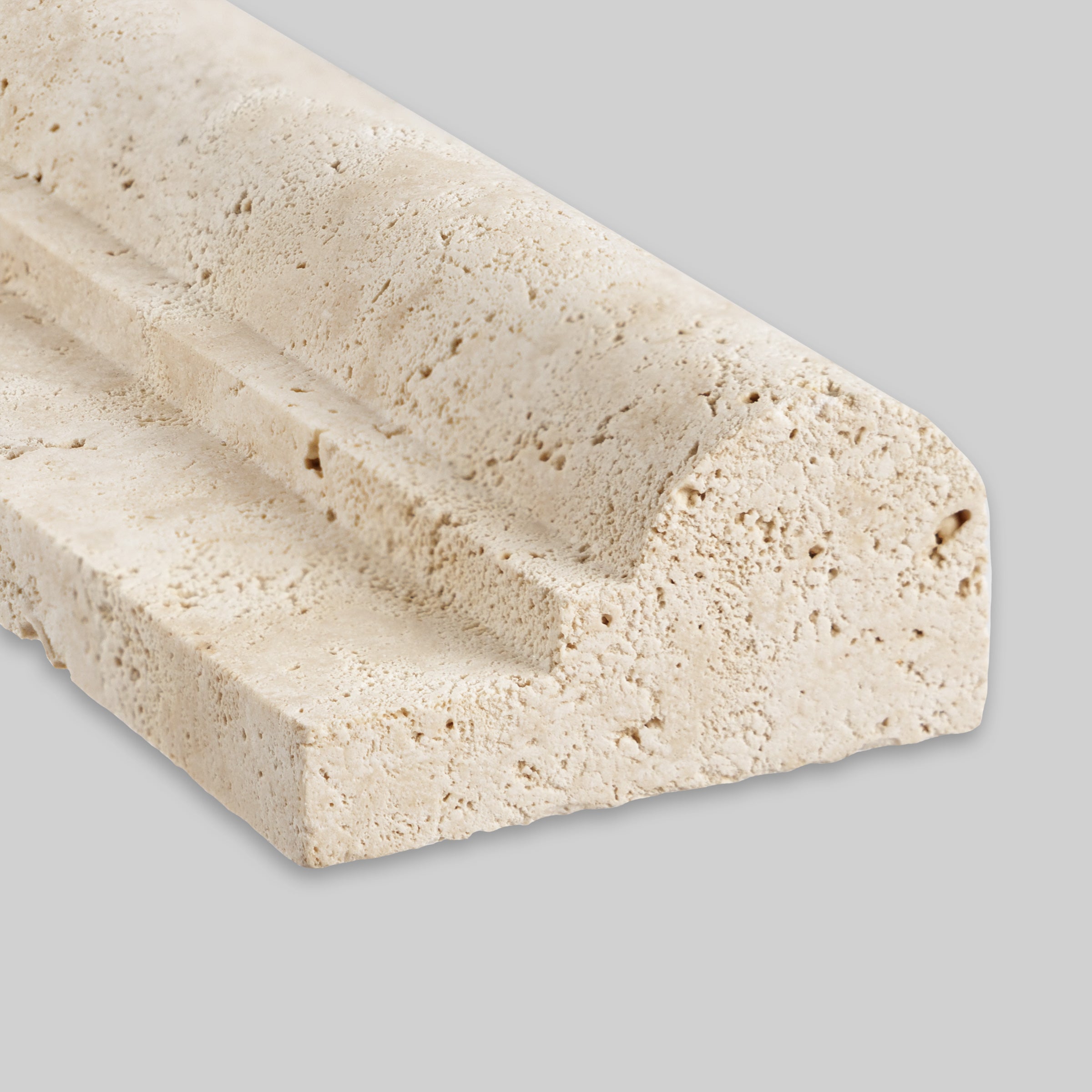 IVORY PREMIUM: Classic Chair Rail Trim (2"×12"×1" | honed)