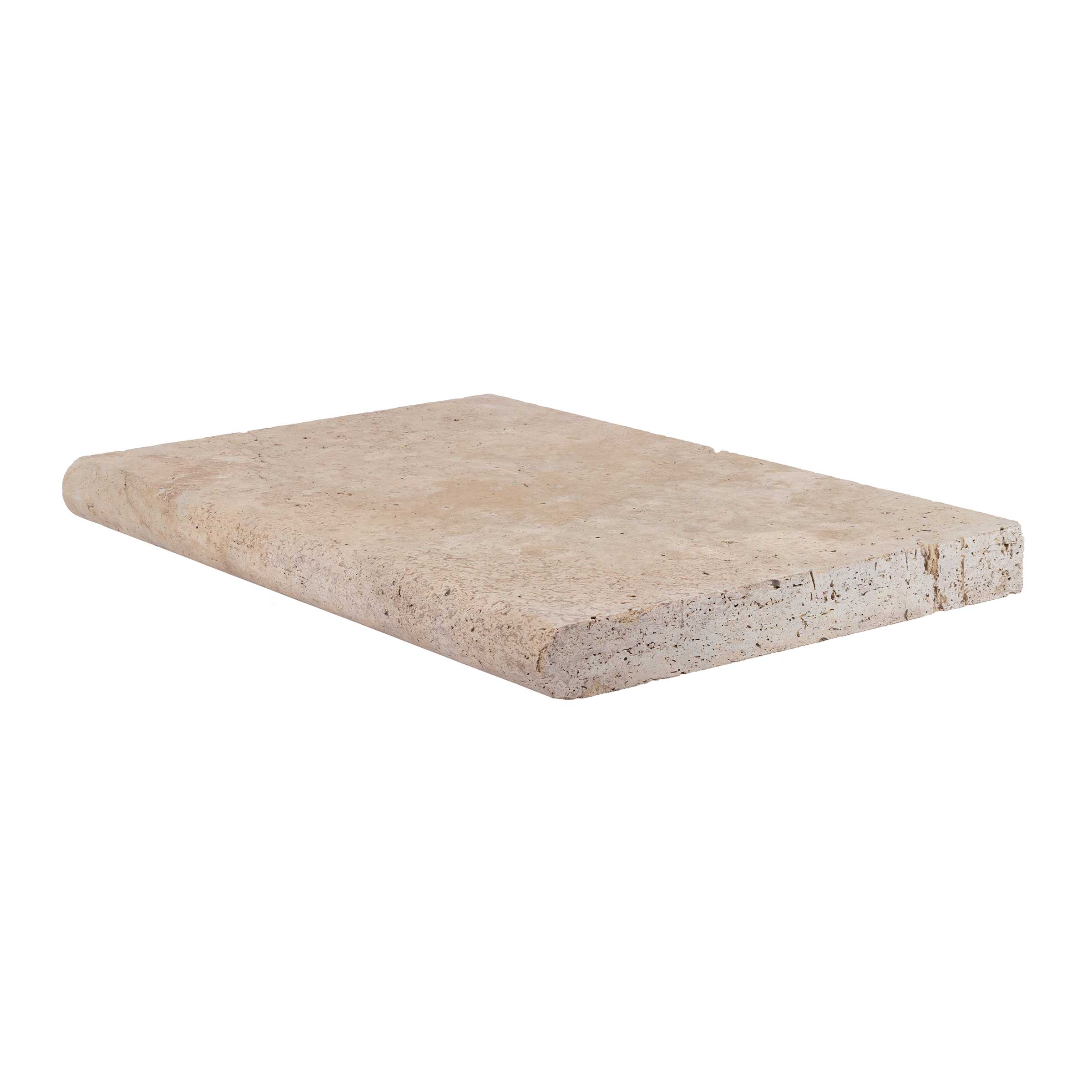 IVORY PREMIUM: Field Tile (16"×24"×1 31/32" | tumbled | bullnose edge)