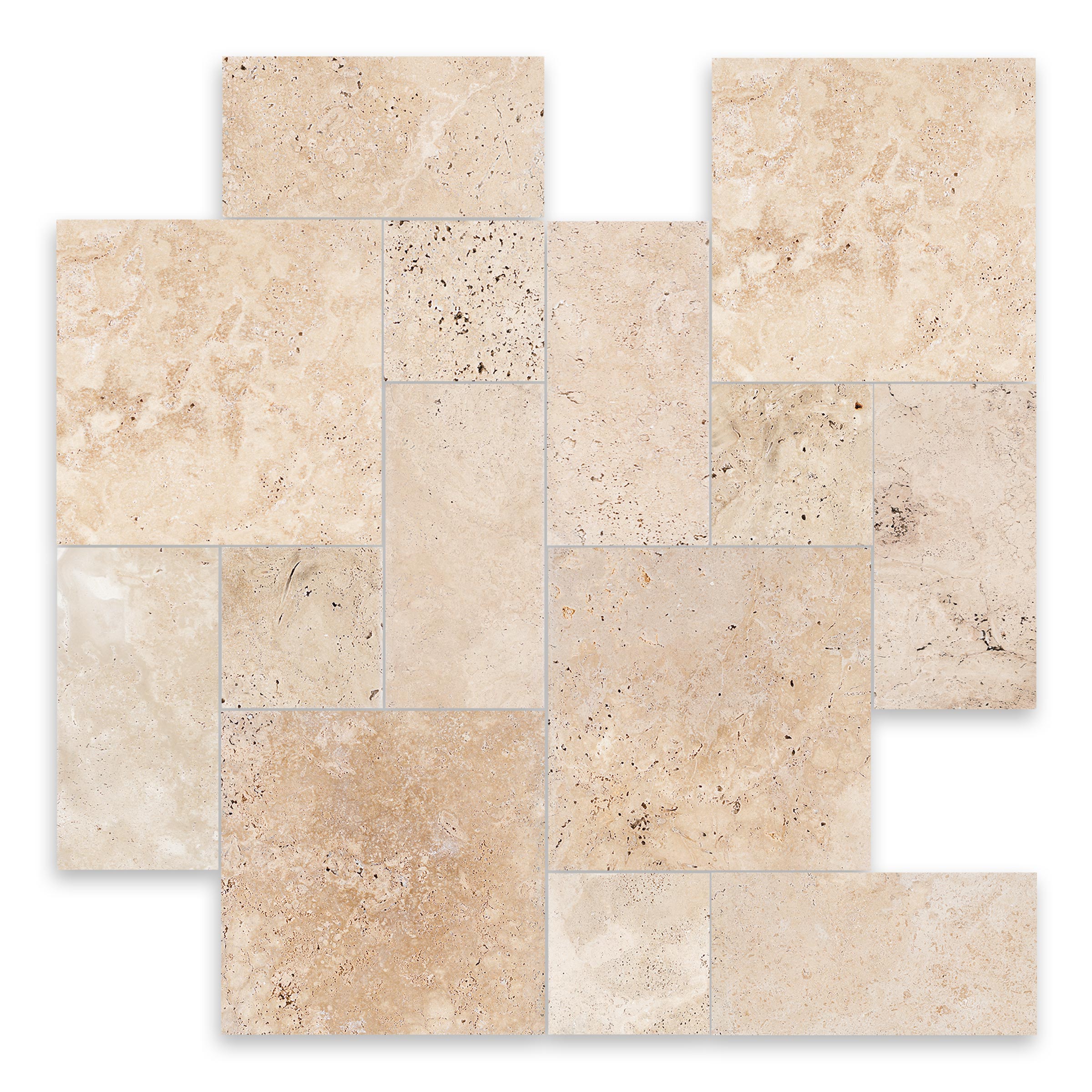 IVORY PREMIUM: Pavers (6"×6"×1 3/16" | tumbled)