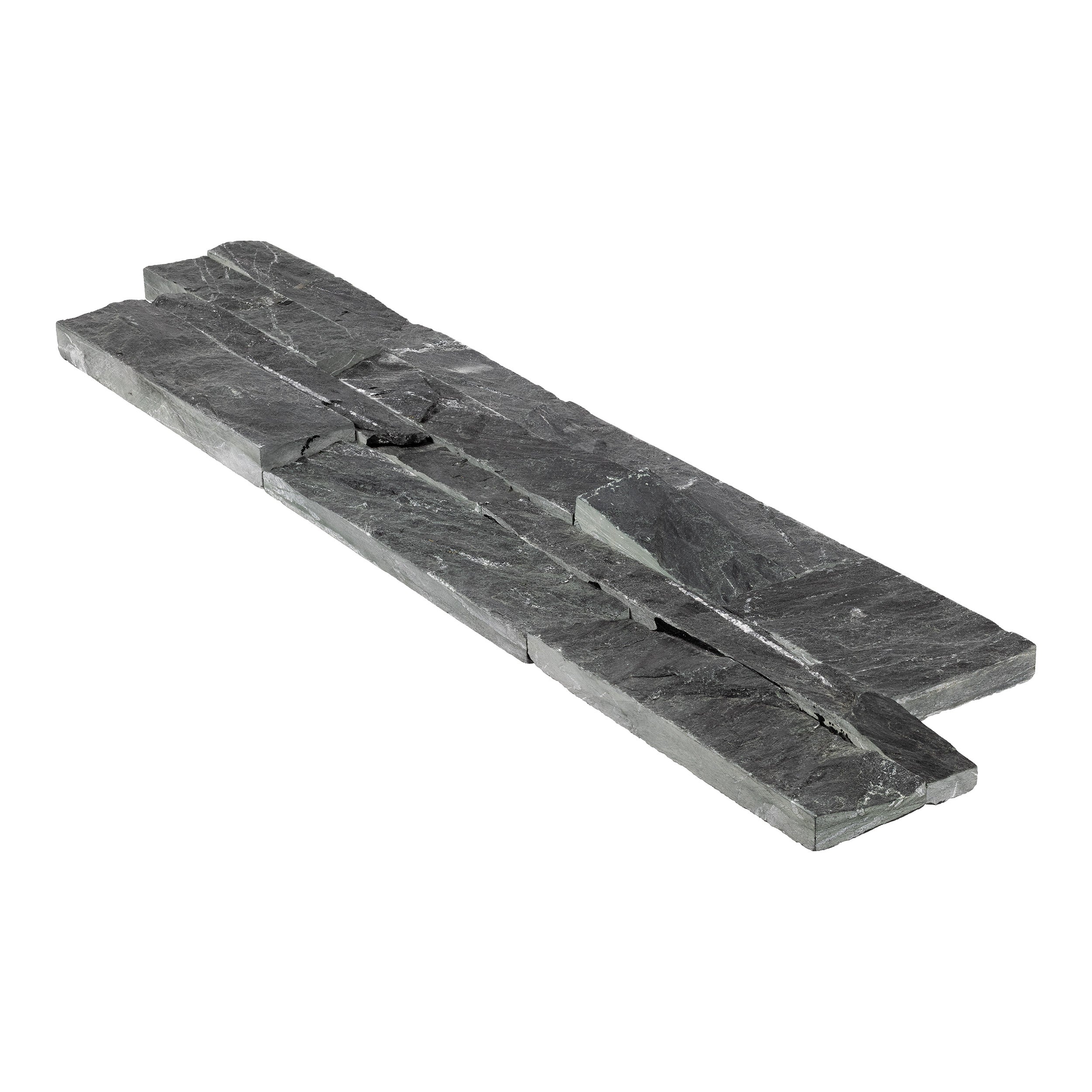 MARINE BLACK: Wall Panels (6"×24"×1/2"–1 1/8" | natural cleft)