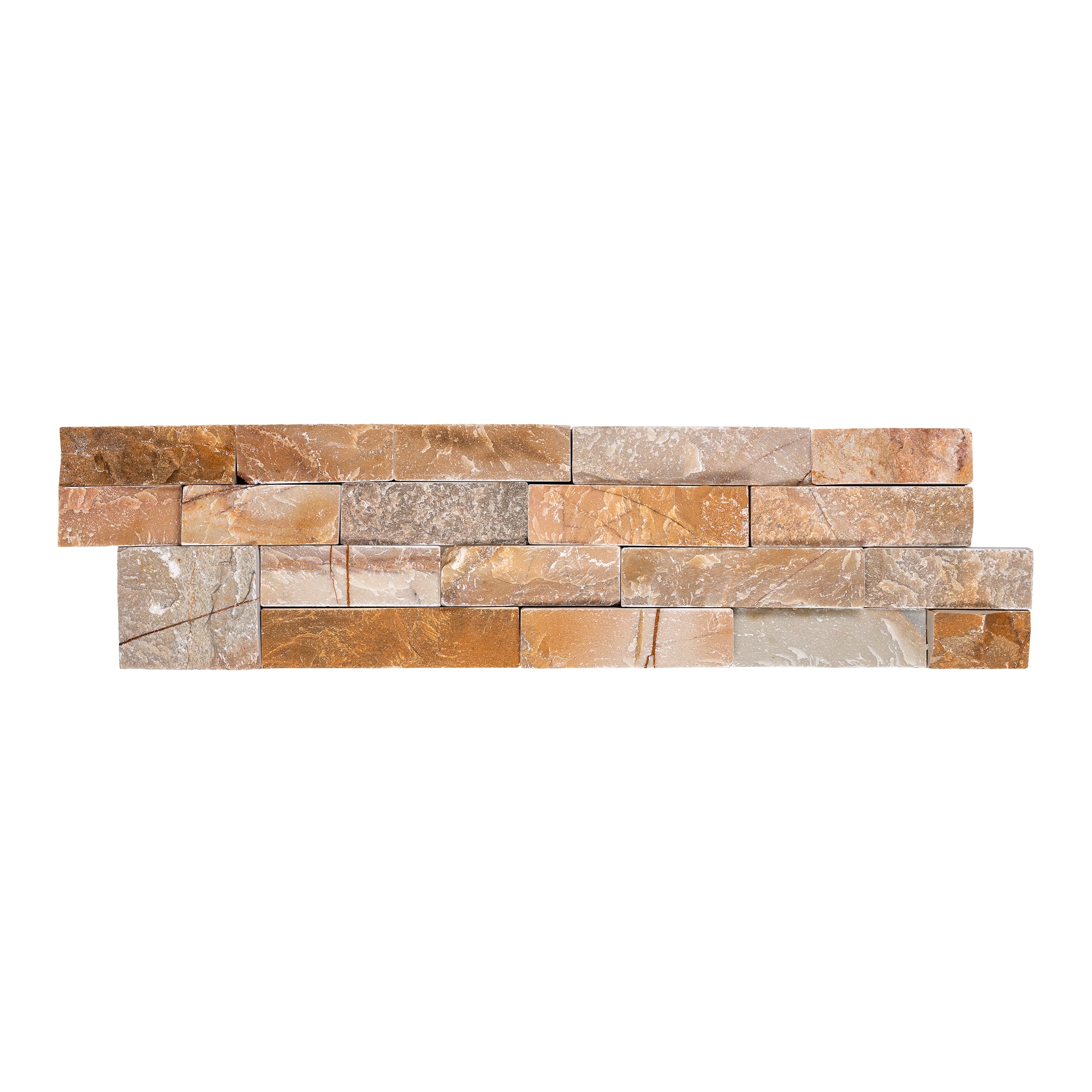 DESERT GOLD: Wall Veneer (6"×24"×3/4"–1 1/2" | natural cleft)