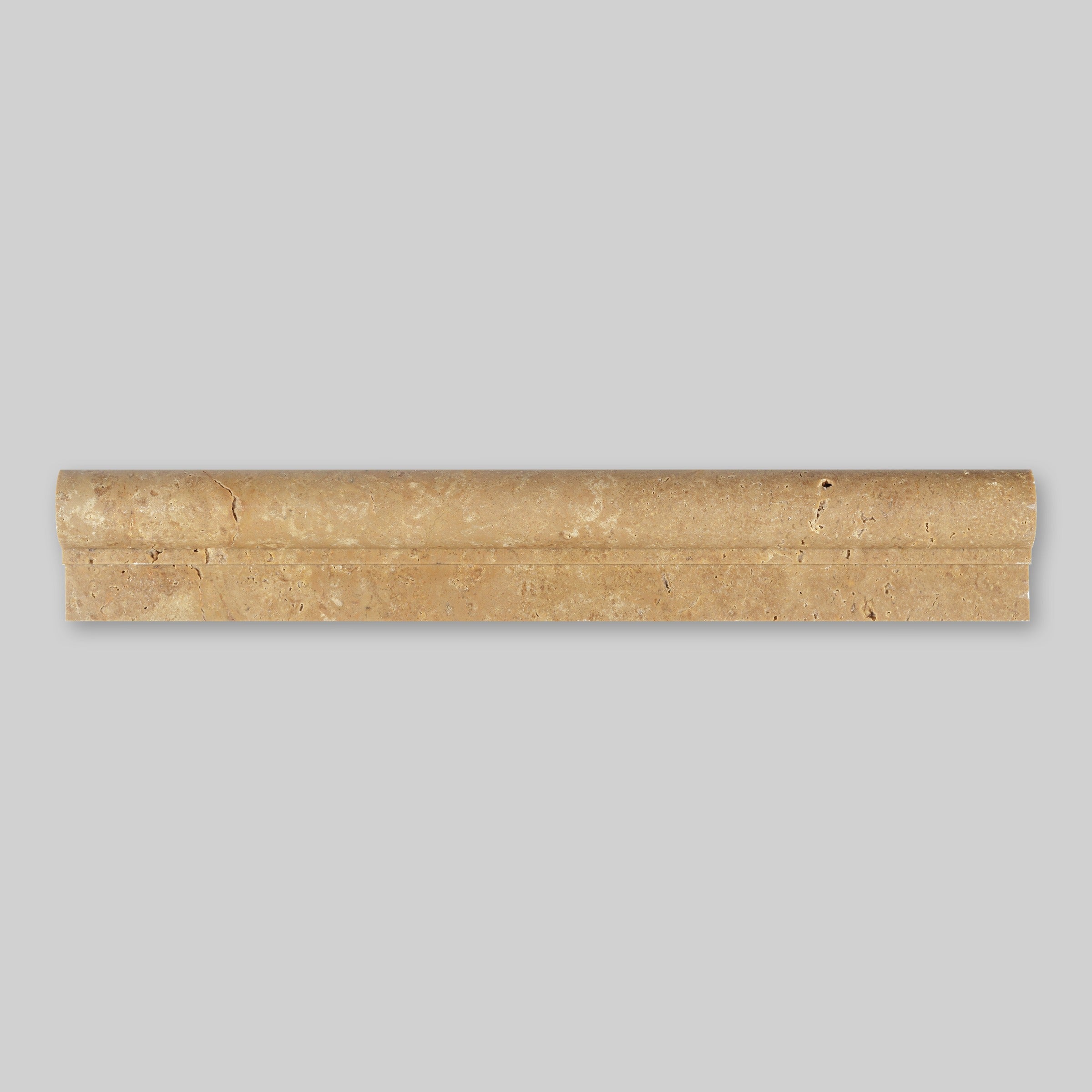 NOCE PREMIUM: Classic Chair Rail Trim (2"×12"×1" | honed)