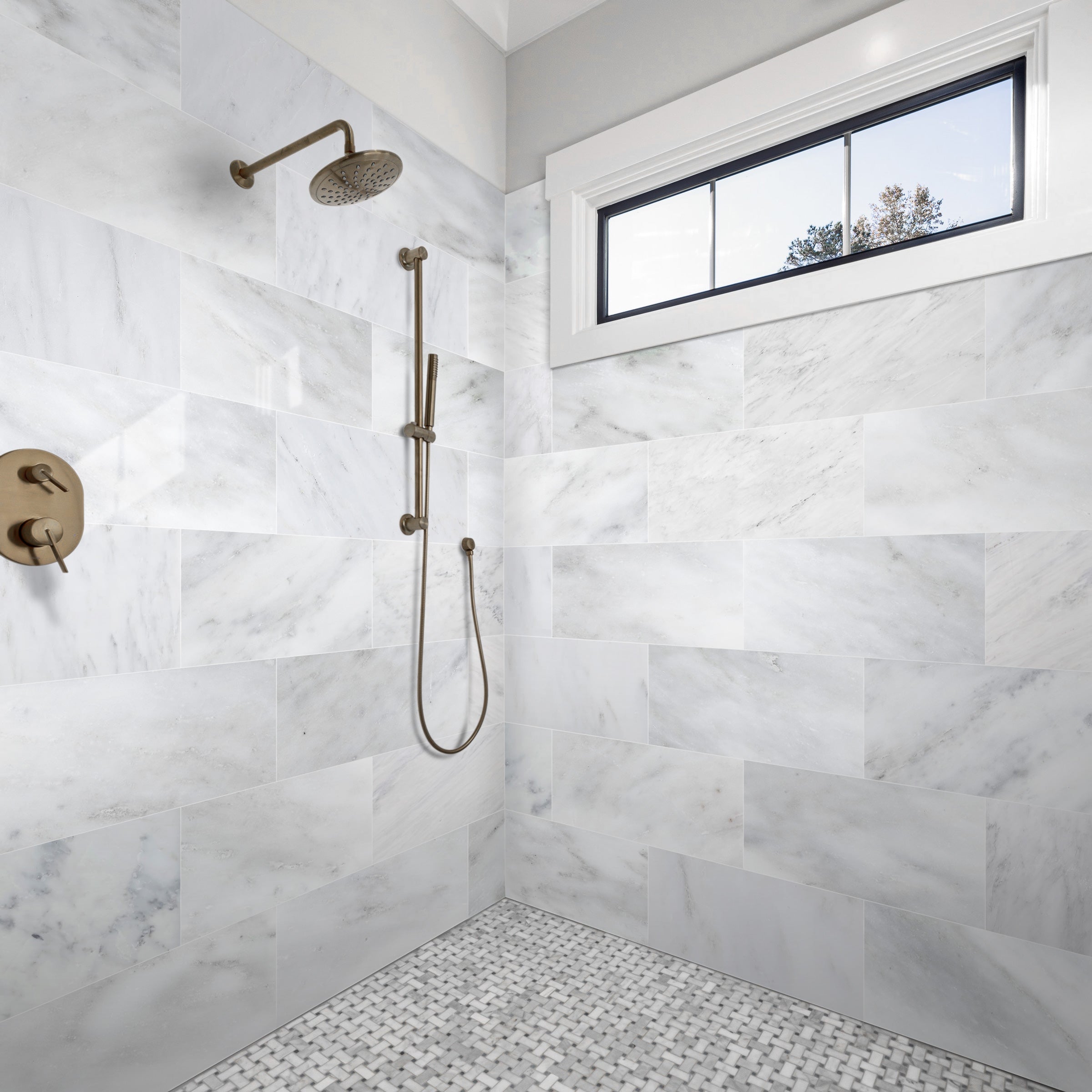 ORIENTAL WHITE: Field Tile (12"×24"×3/8" | honed)