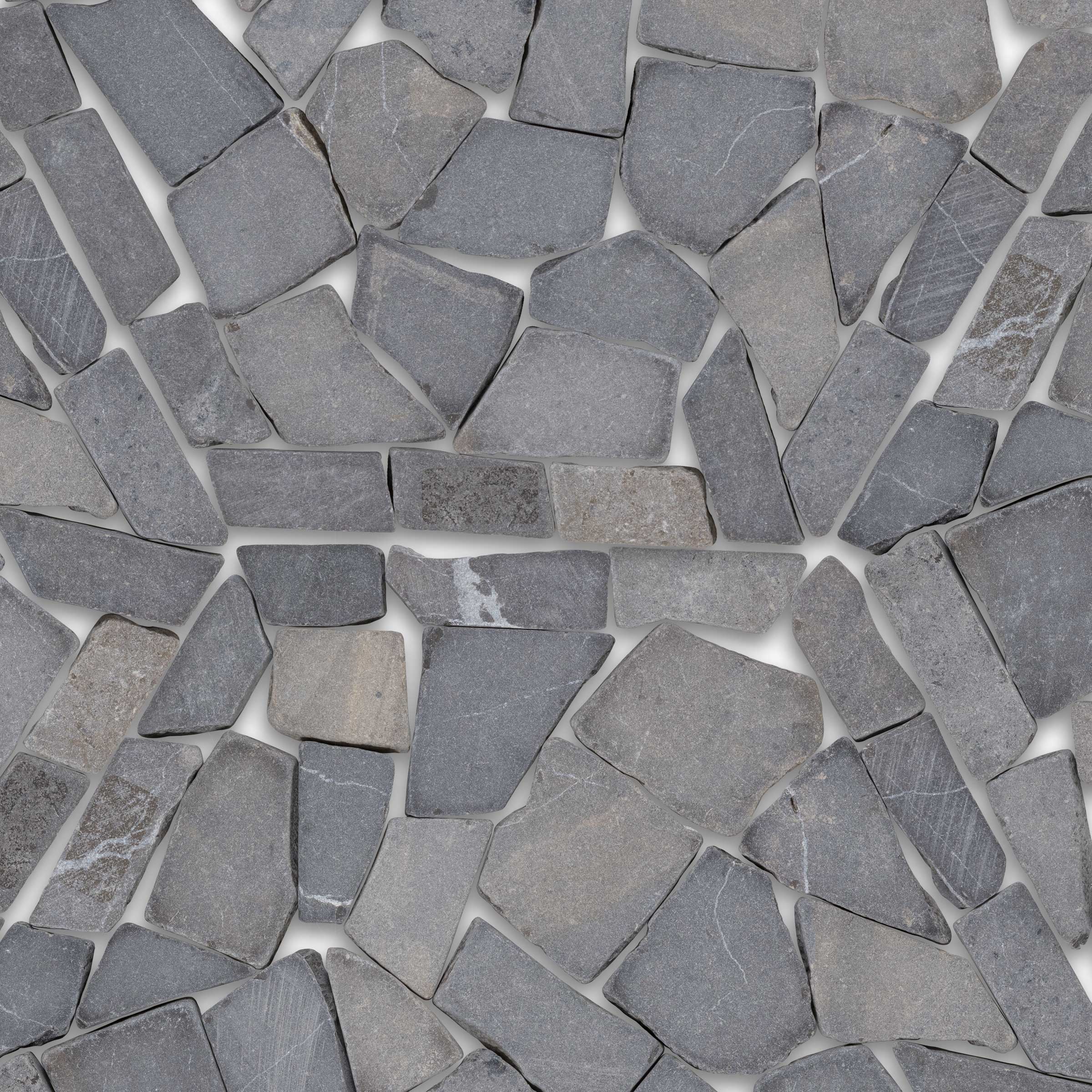 PEBBLE TILES: Hexagonal Mosaic (12"Γ12"Γ3/8" | matte) (4)