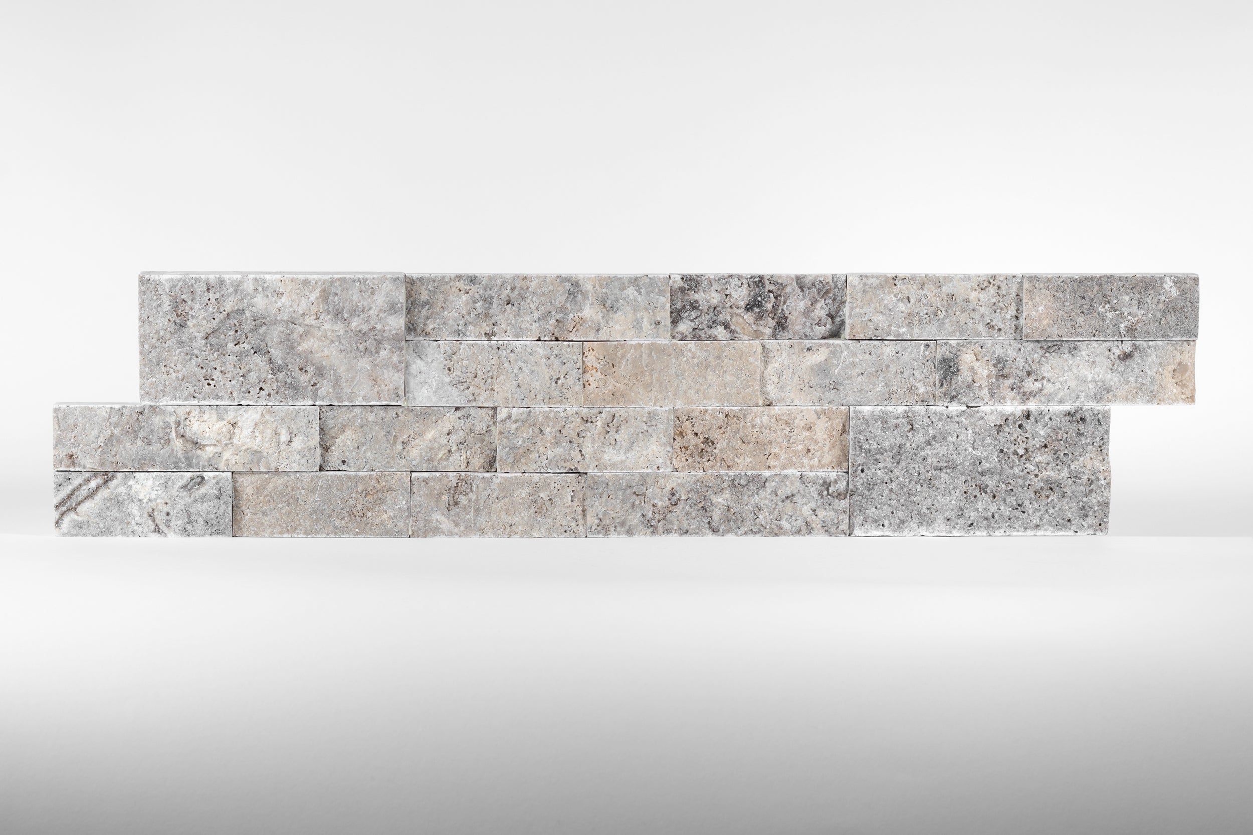 SILVER PREMIUM: Wall Panels (6"×6"×1/2" | natural cleft)