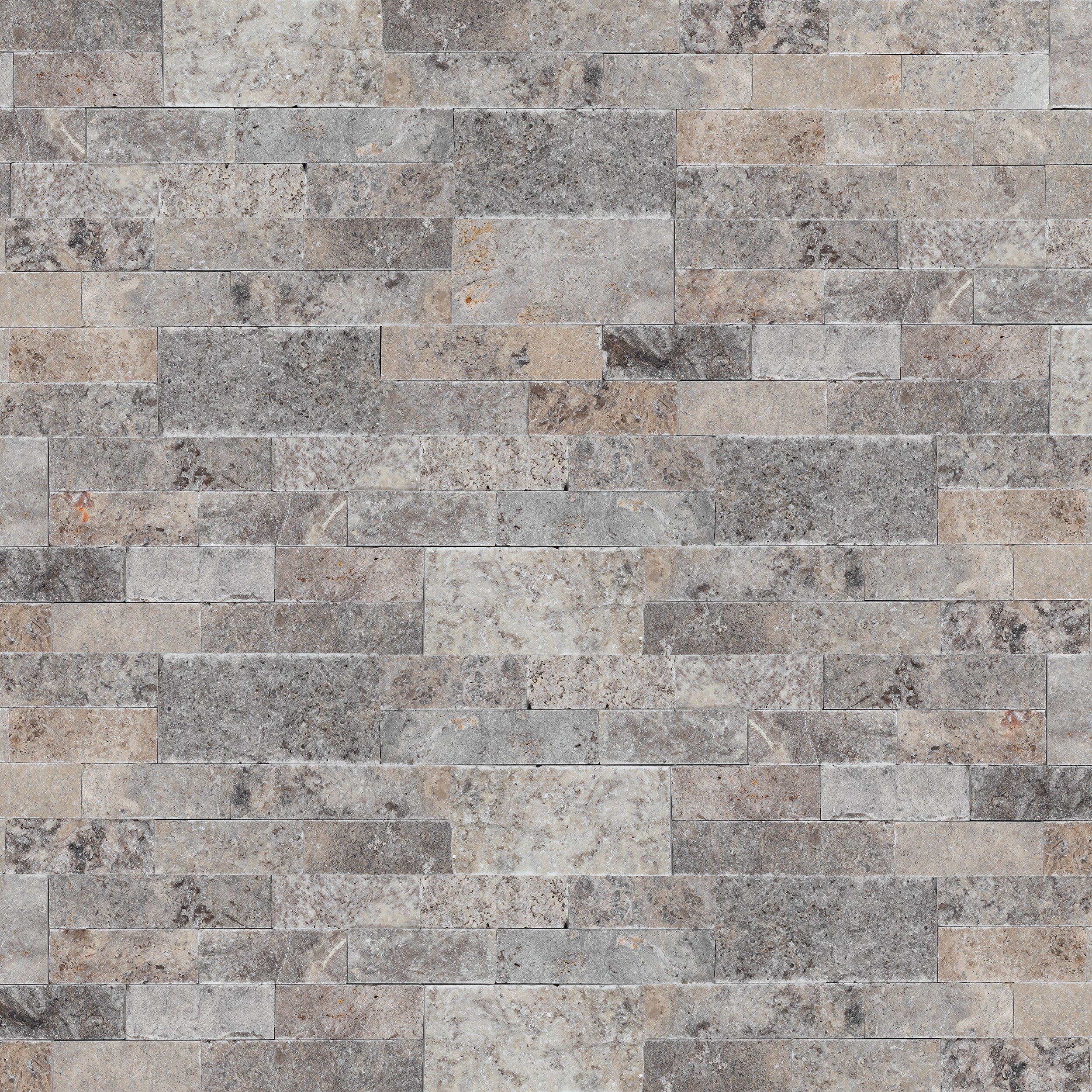 SILVER PREMIUM: Wall Panels (6"×6"×1/2" | natural cleft)